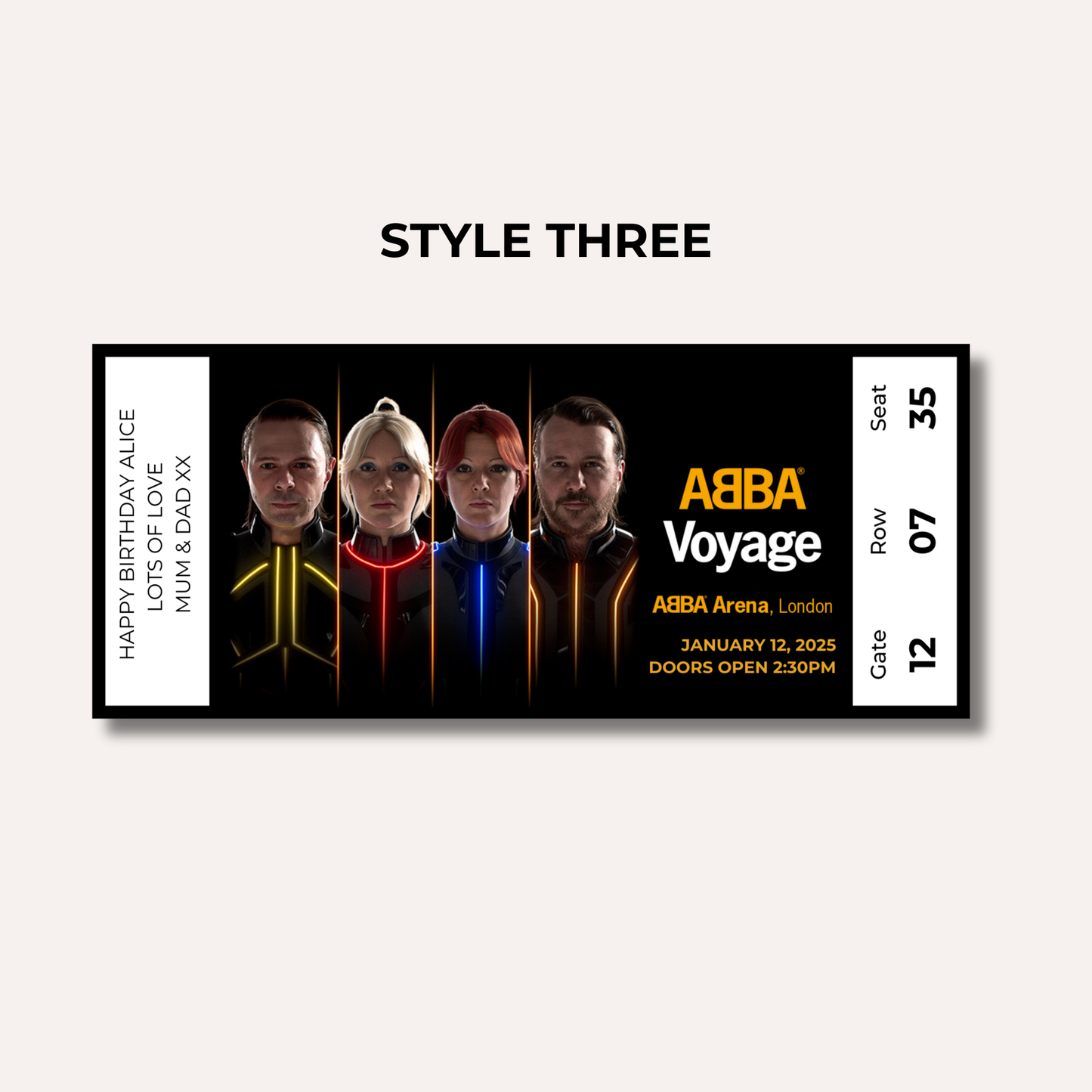 Theatre Gifting Experience- Abba Voyage