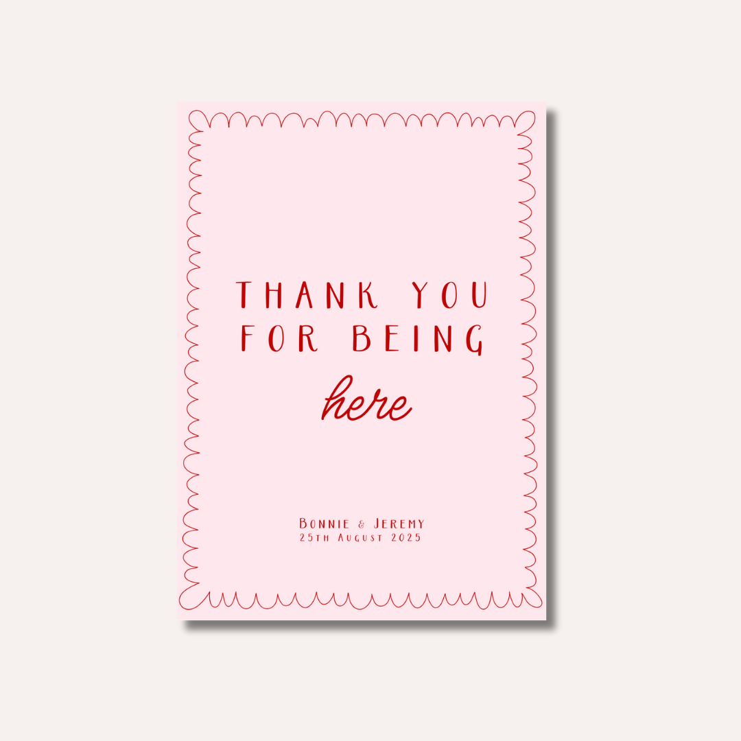 Thank You For Being here