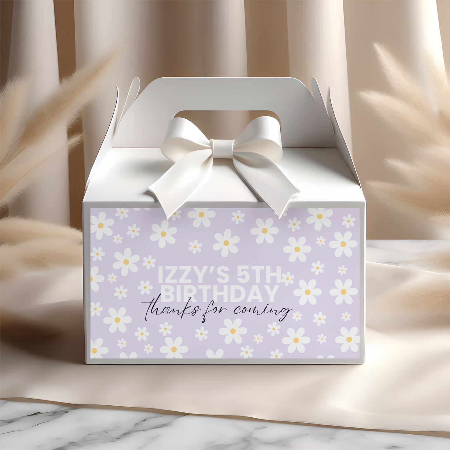 Flower Power Gable Box Labels