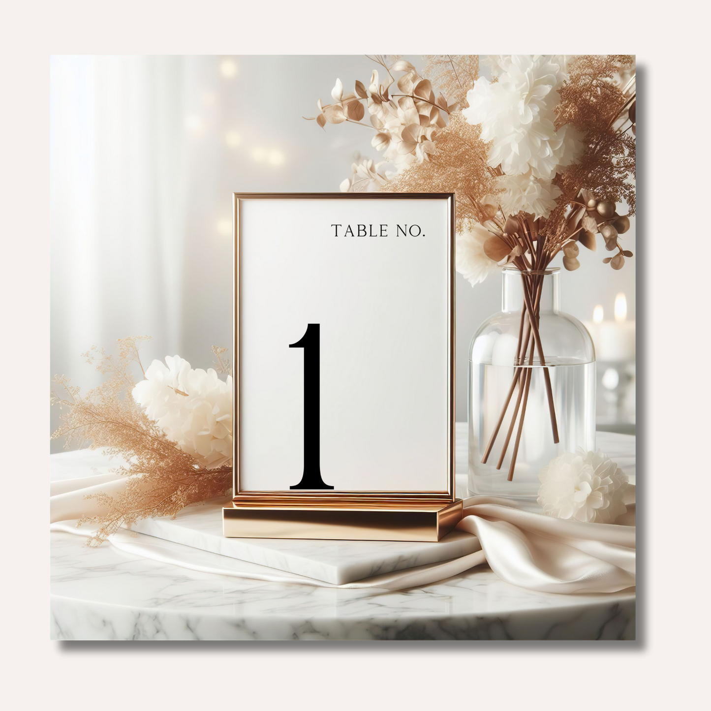 Table Numbers- Minimalistic Style #4