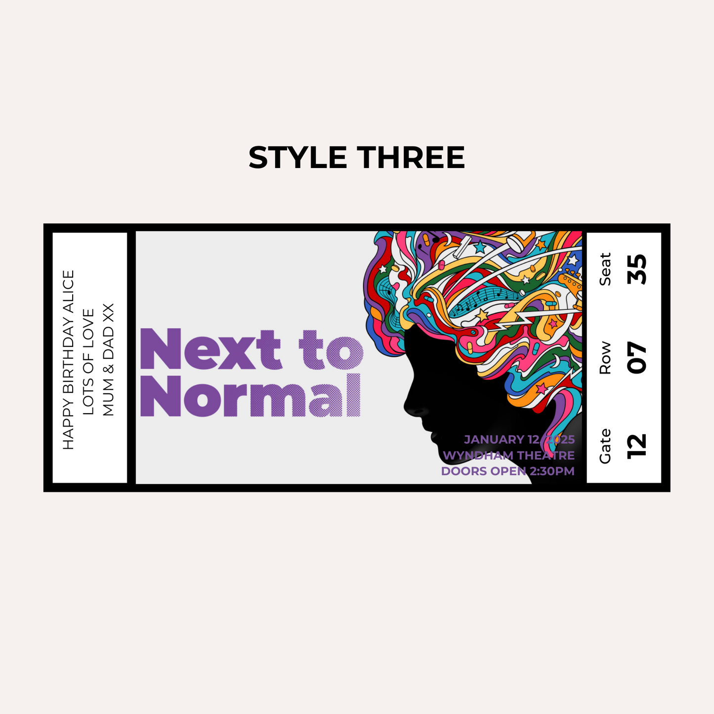 Theatre Gifting Experience- Next To Normal
