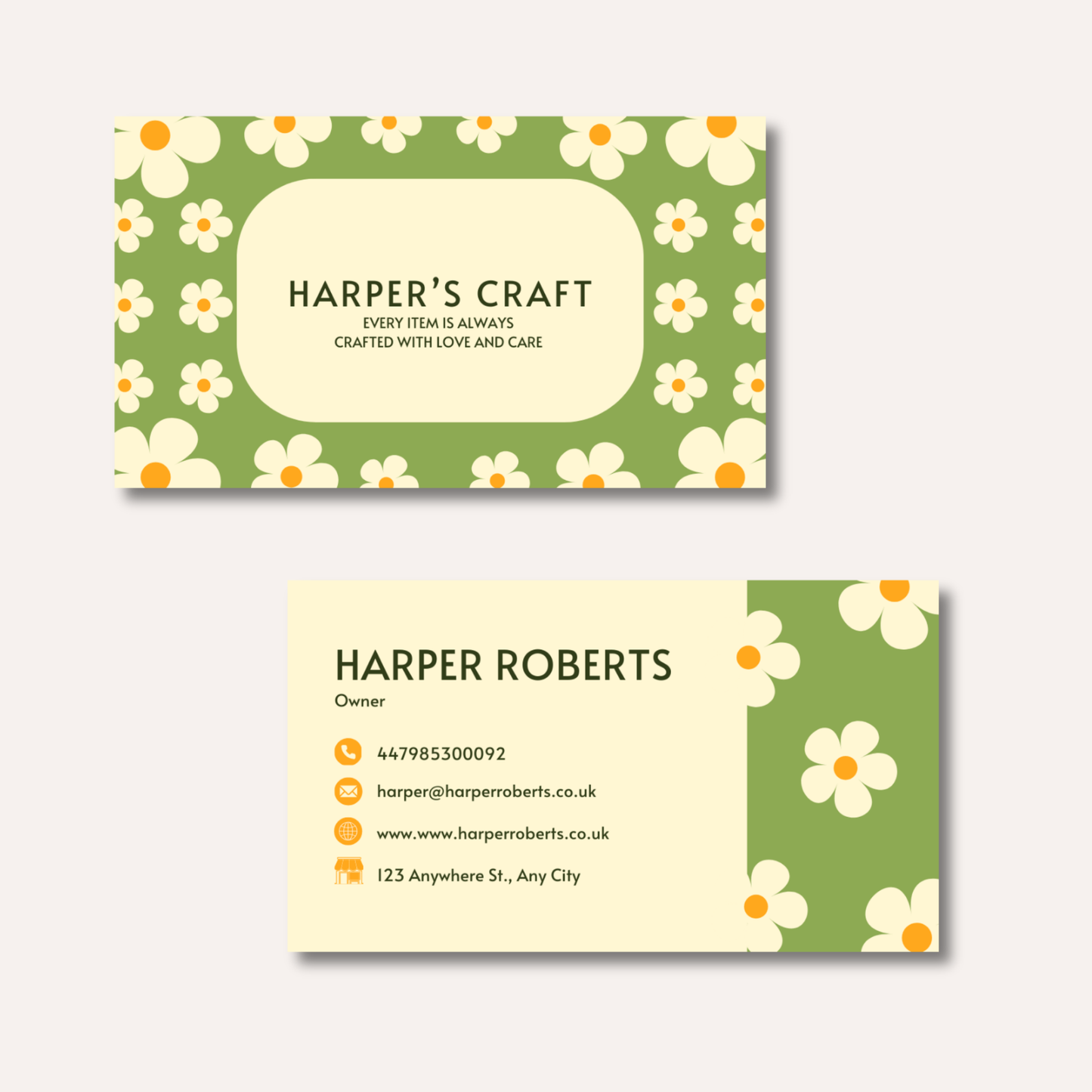 Floral Business Cards