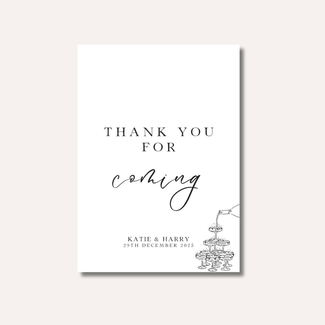 Thank You For Coming