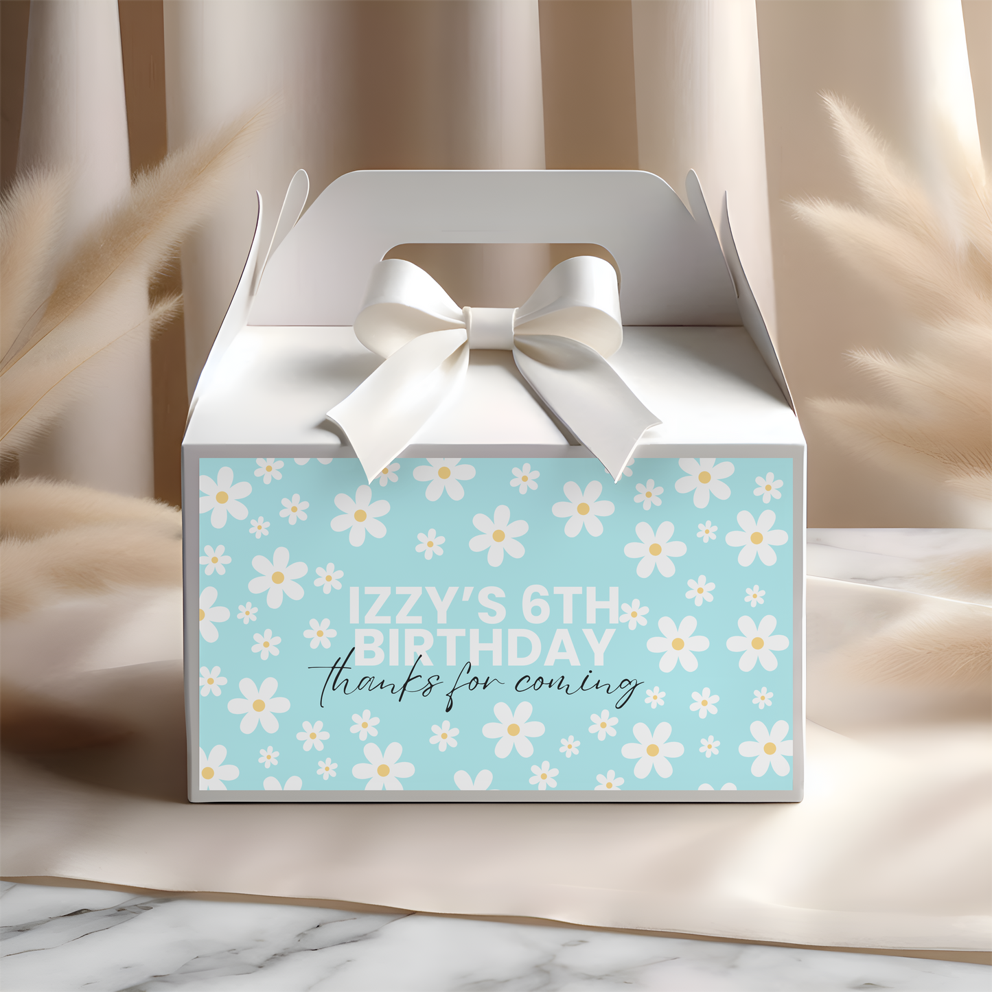 Flower Power Gable Box Labels