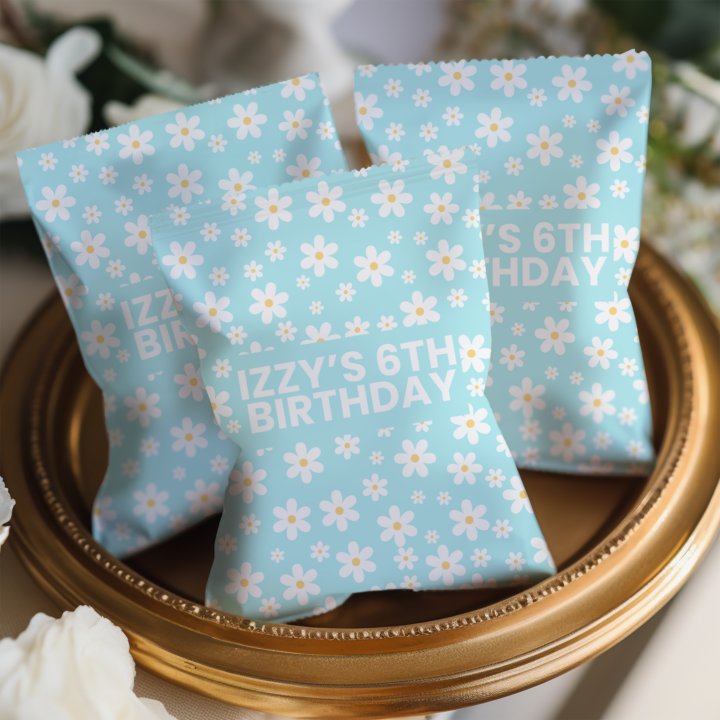 Flower Power Crisp Packet
