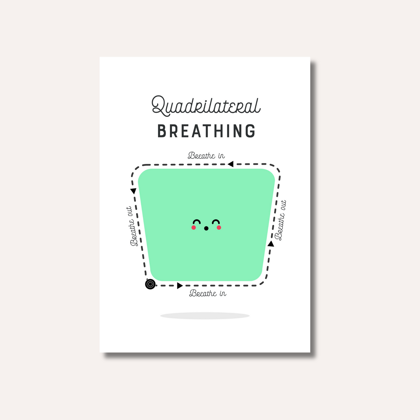 20 x Breathing Exercises Cards