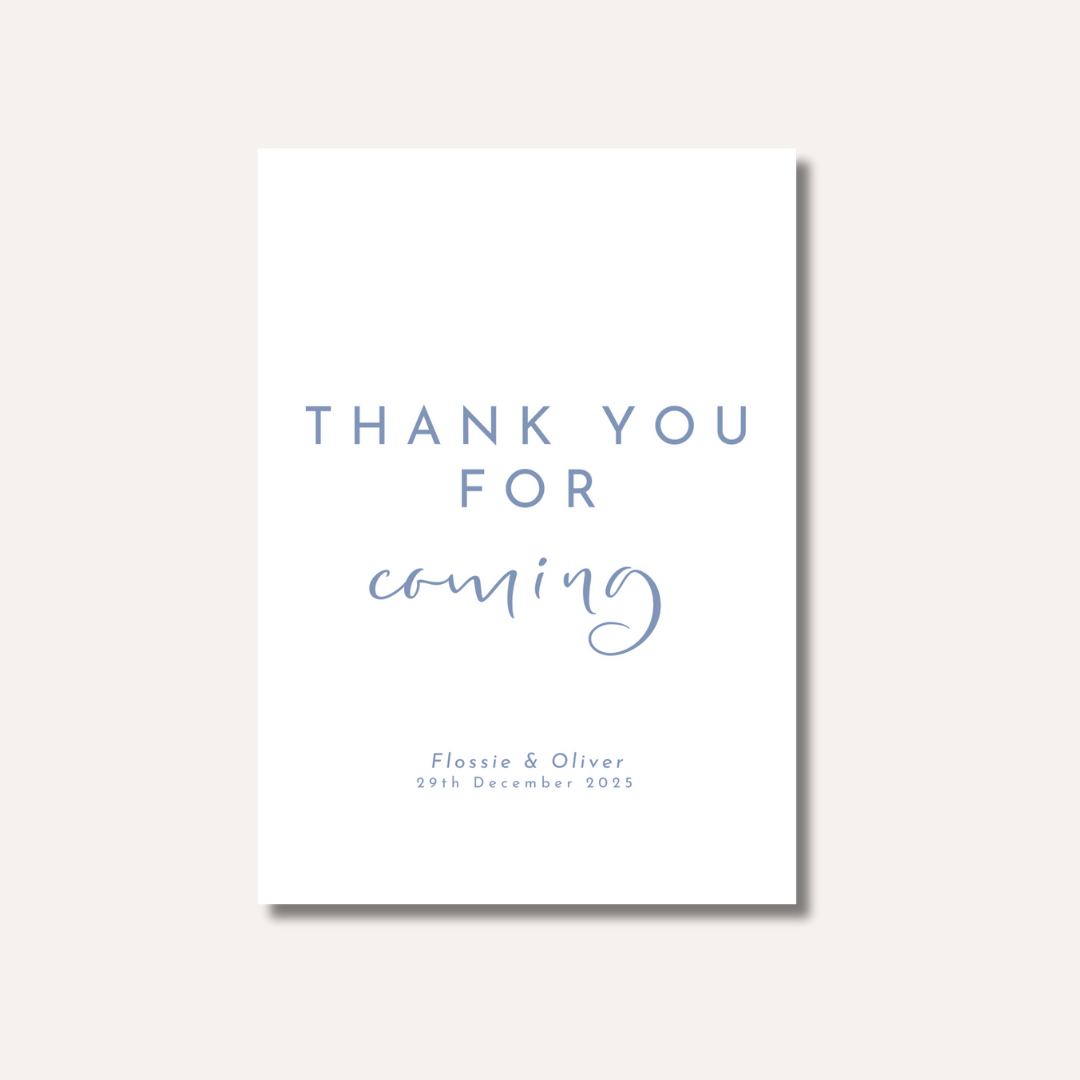 Thank You For Coming