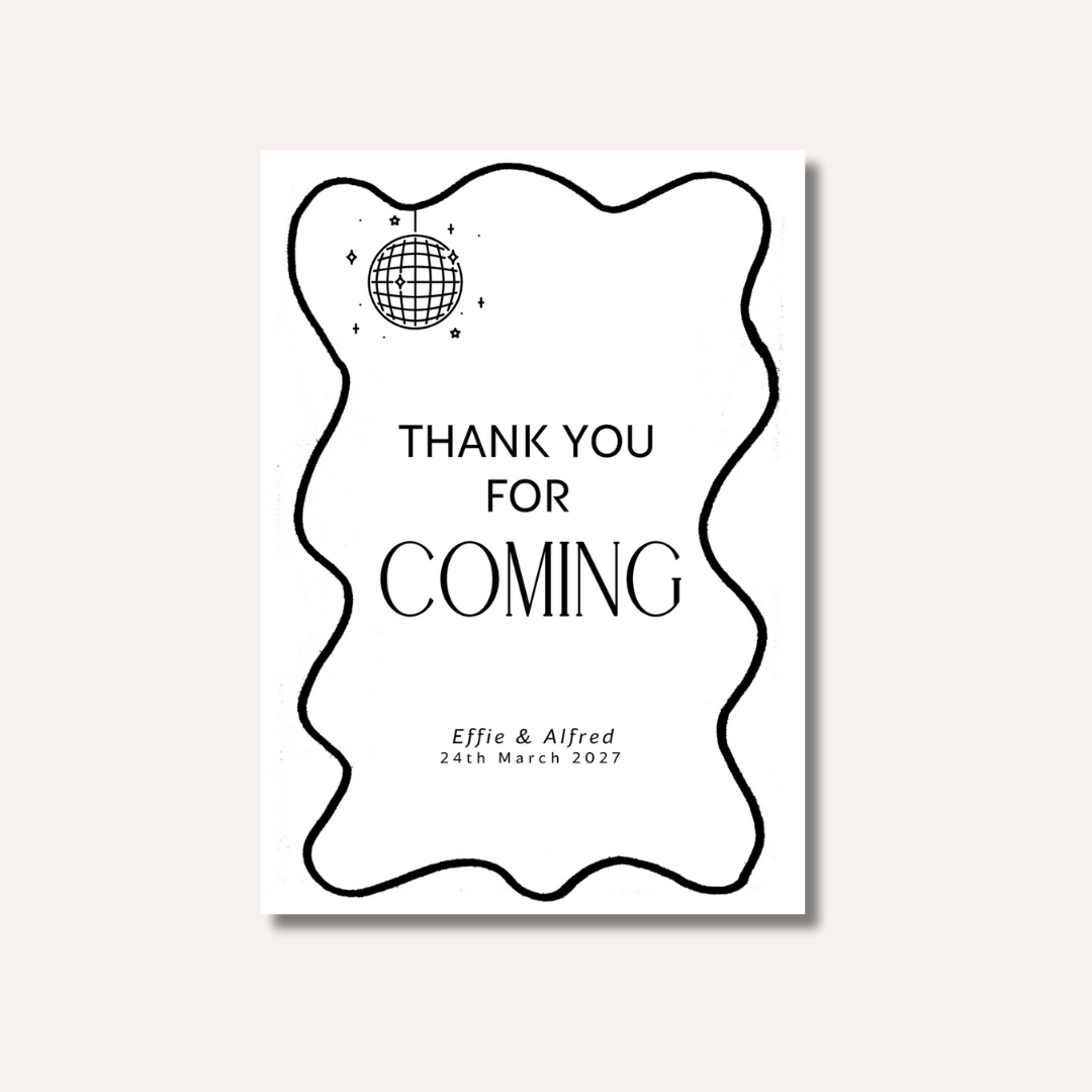Thank You For Coming