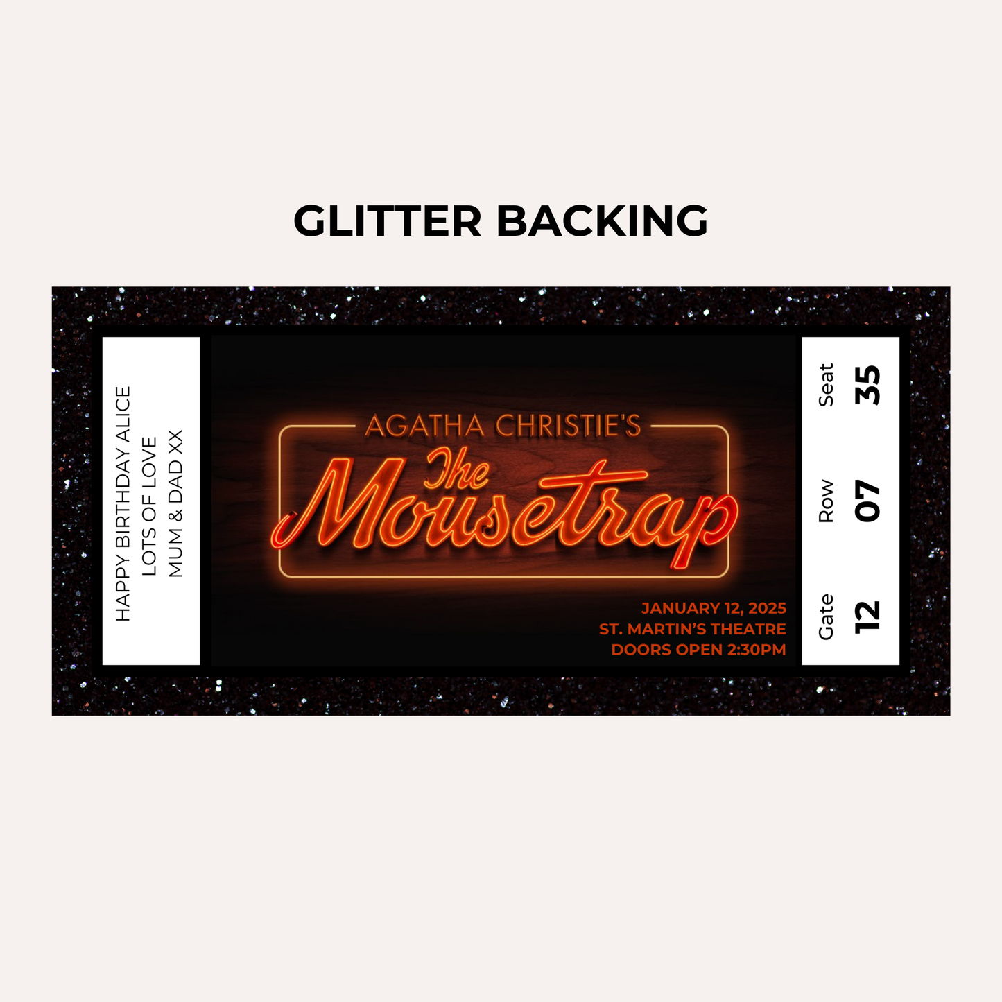 Theatre Gifting Experience- The Mousetrap