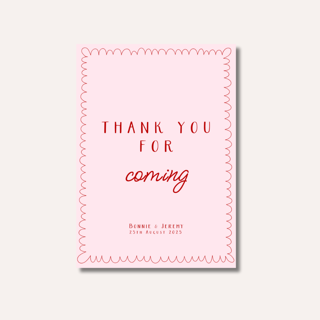Thank You For Coming