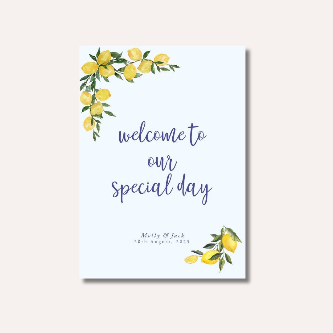 Welcome To Our Special Day