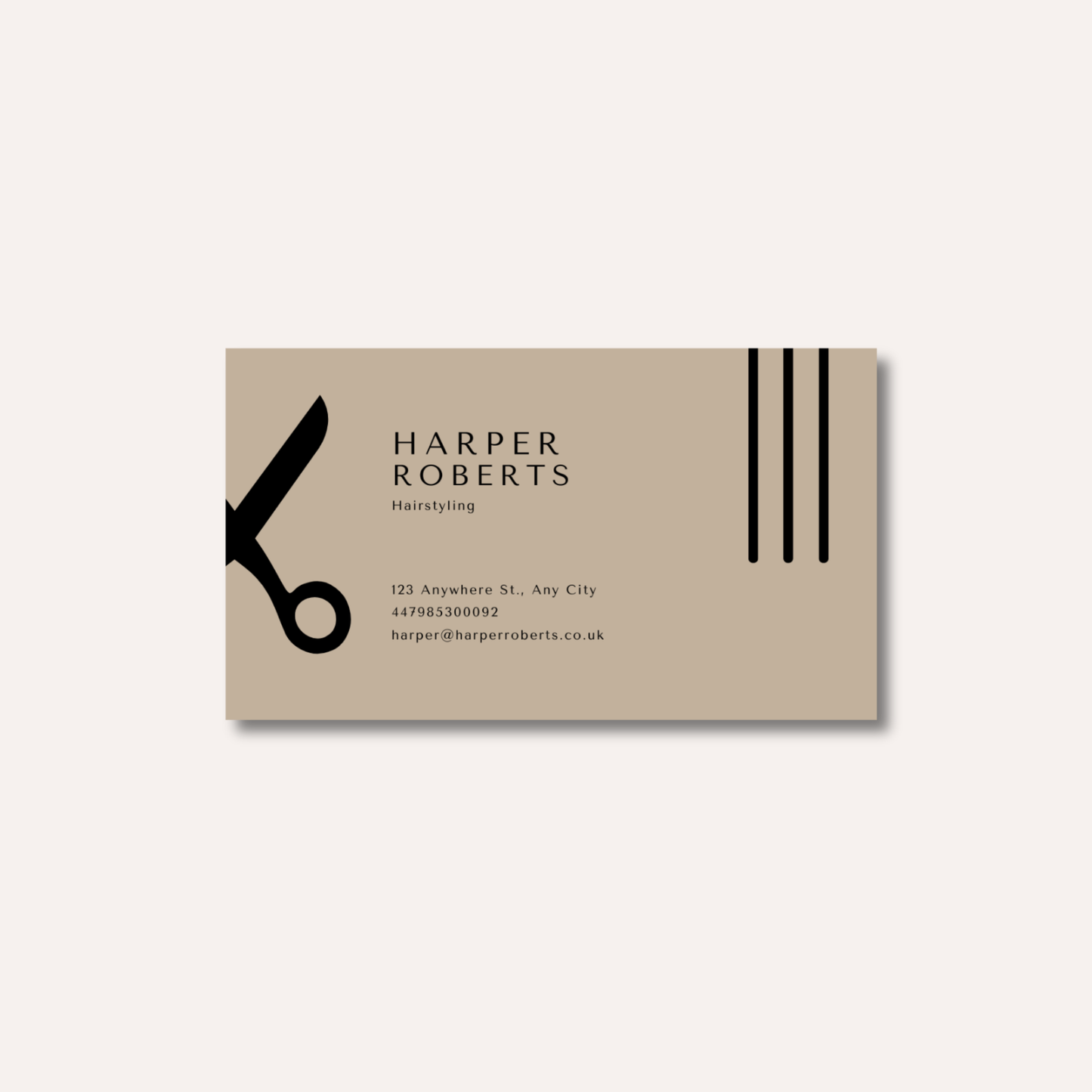Barbers Business Cards