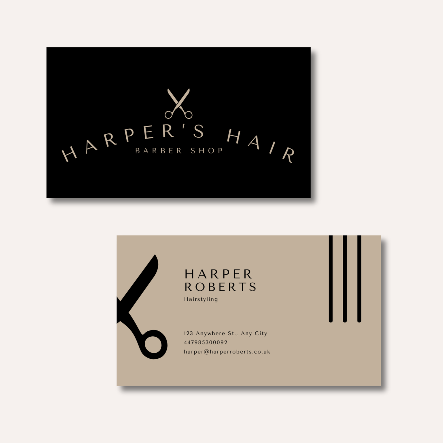 Barbers Business Cards