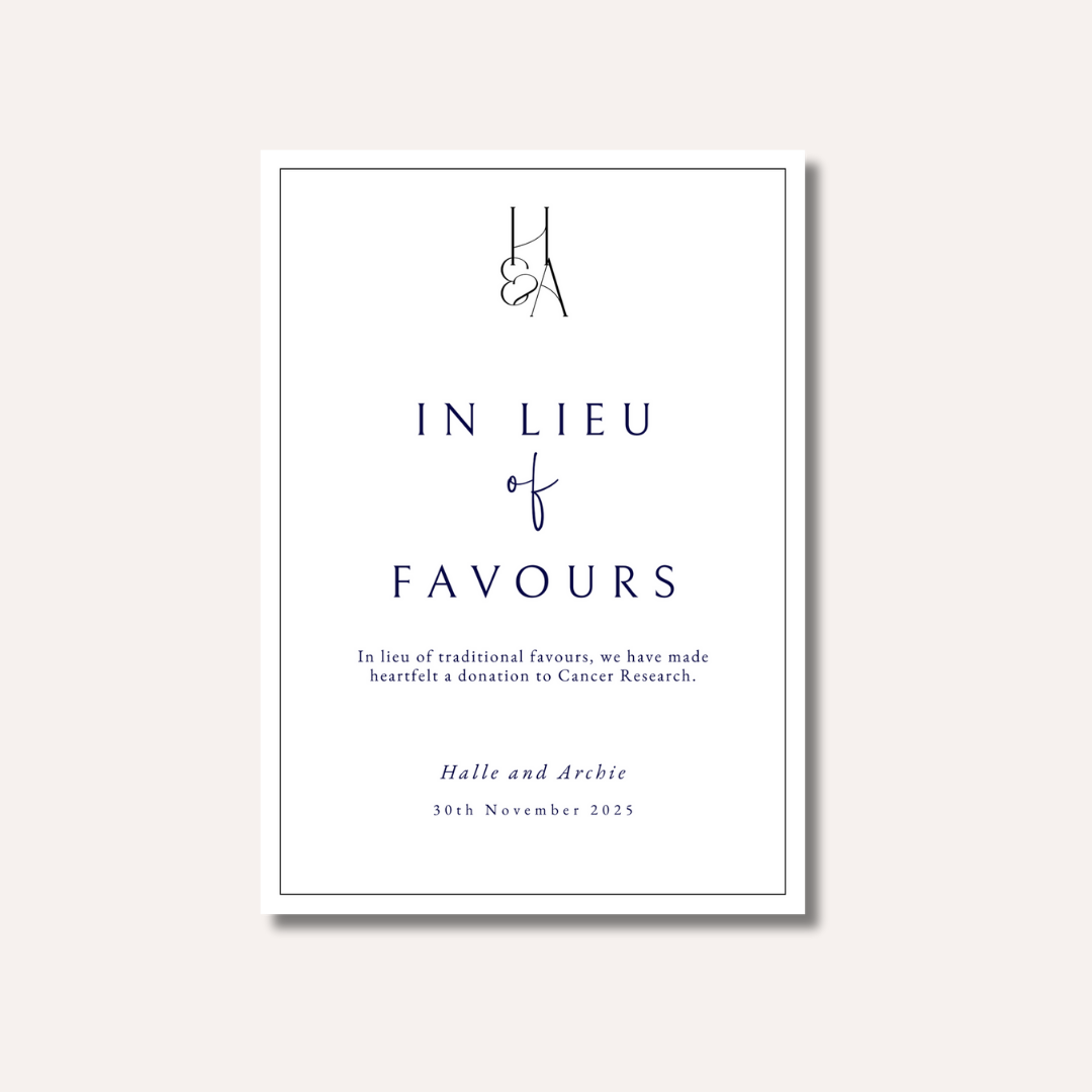 In Lieu Of Favours
