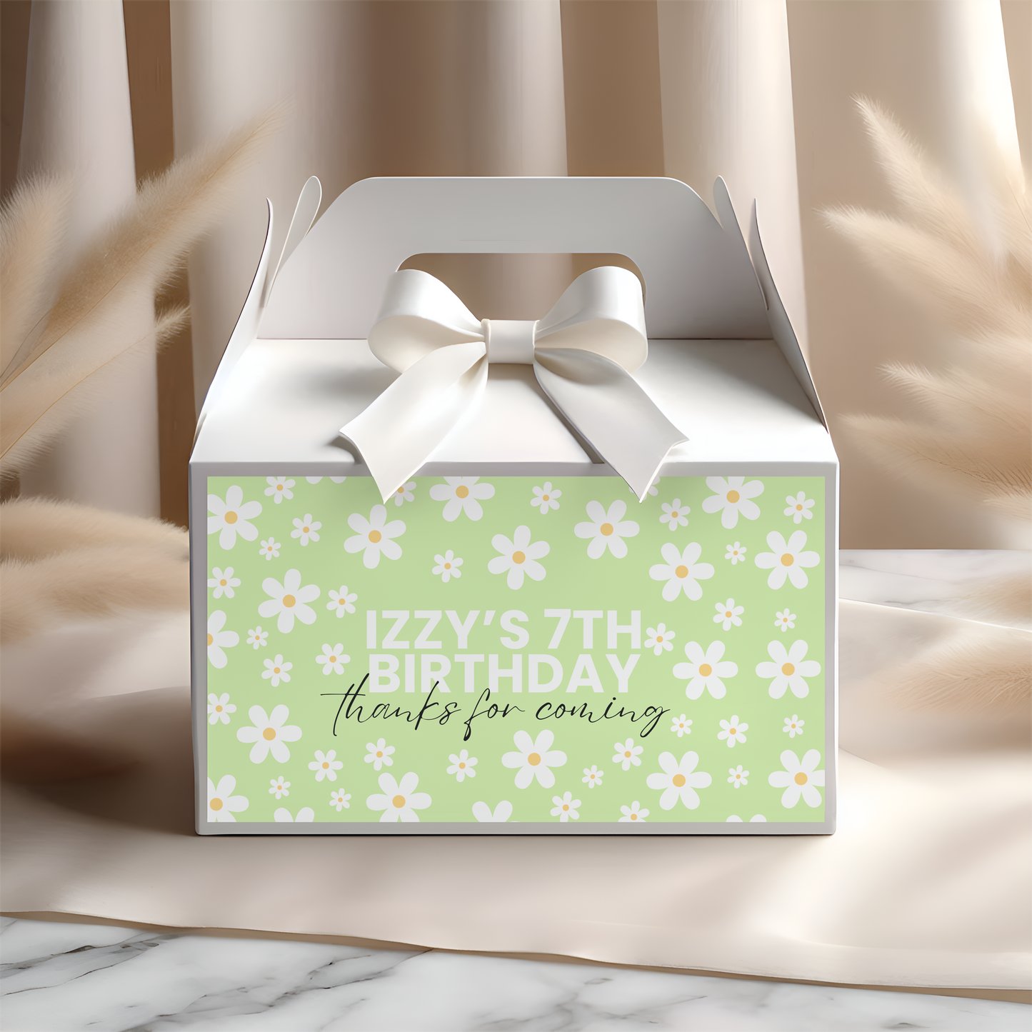 Flower Power Gable Box Labels