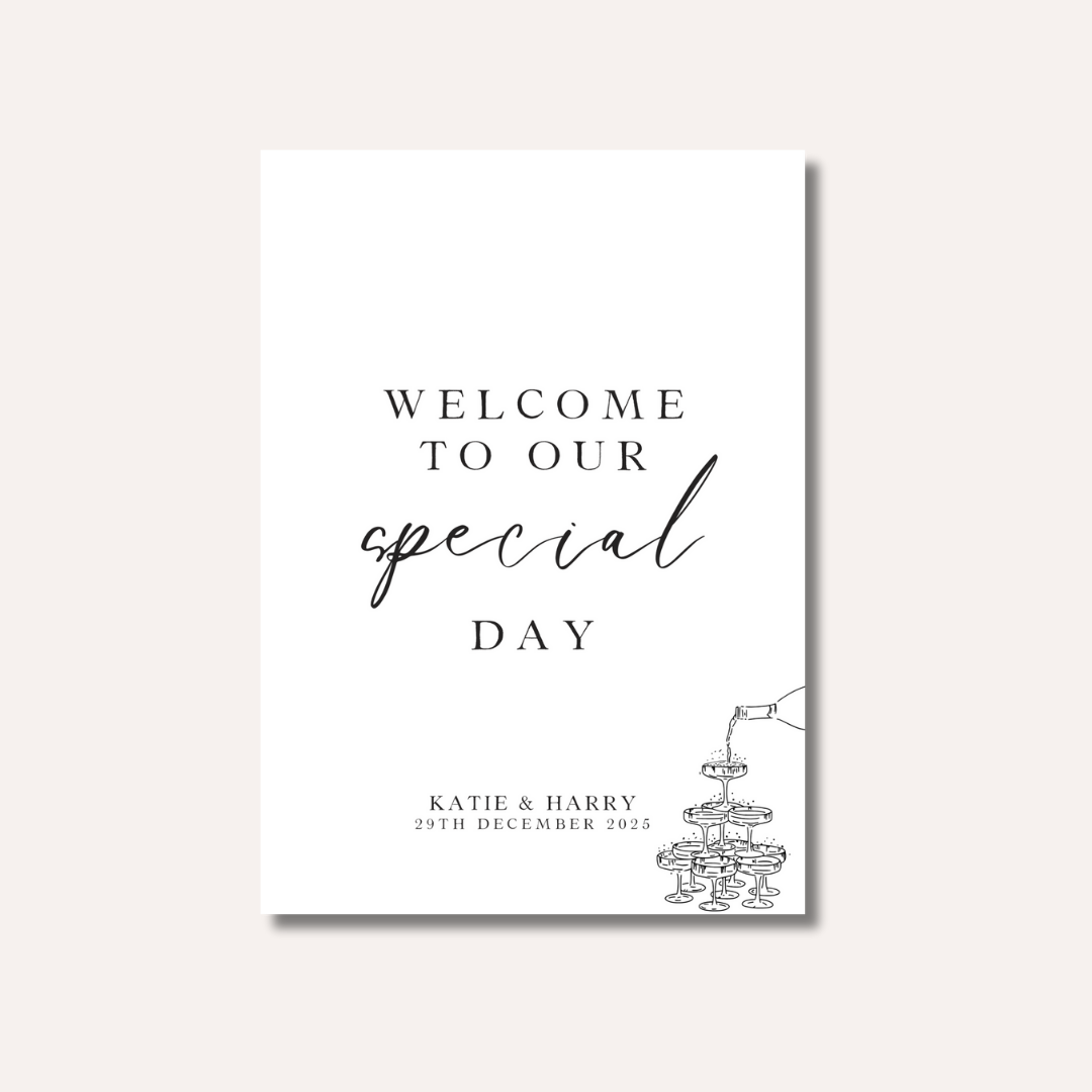 Welcome To Our Special Day
