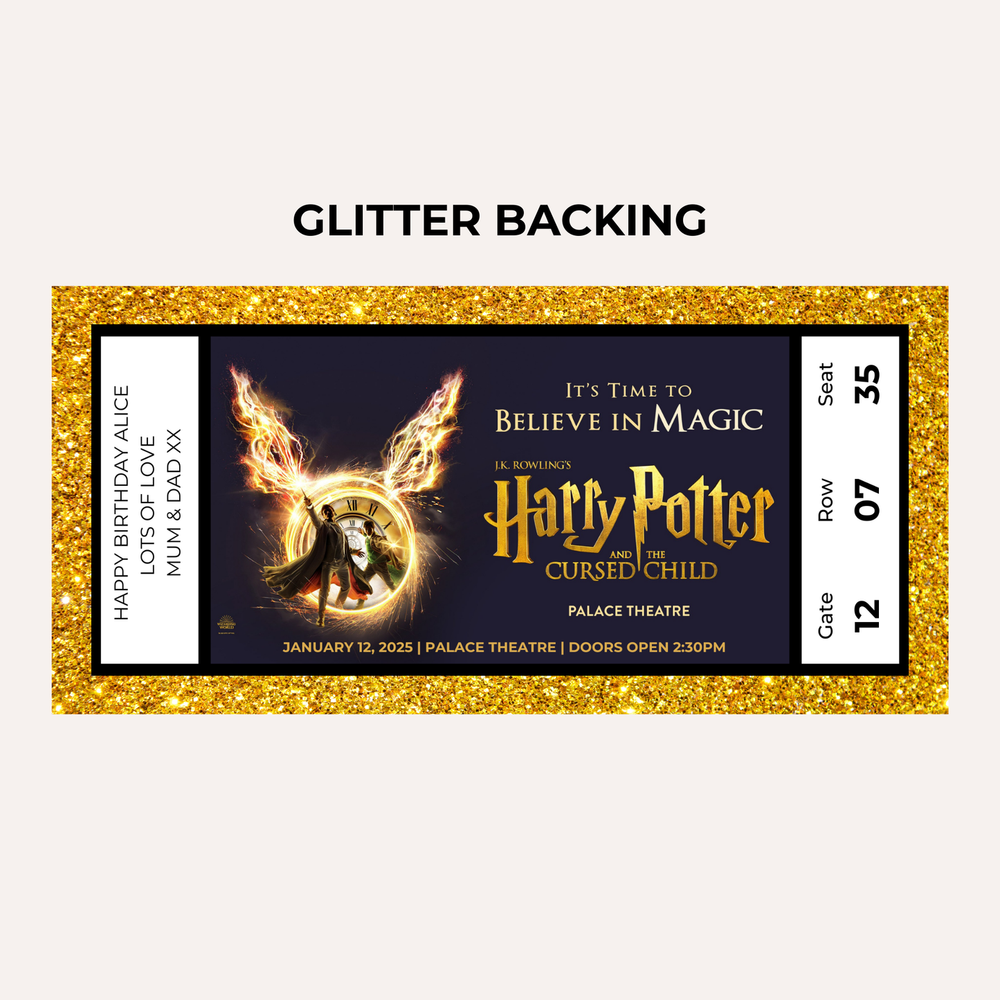 Theatre Gifting Experience- Harry Potter and The Cursed Child