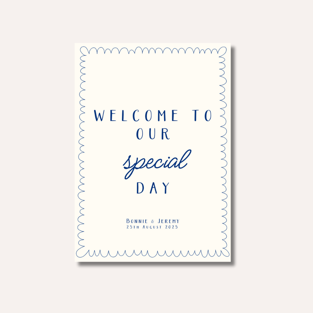 Welcome To Our Special Day