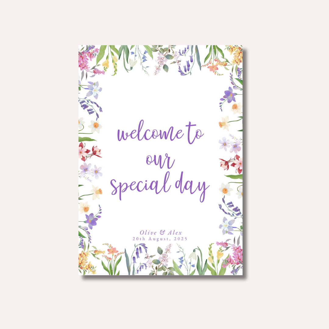 Welcome To Our Special Day