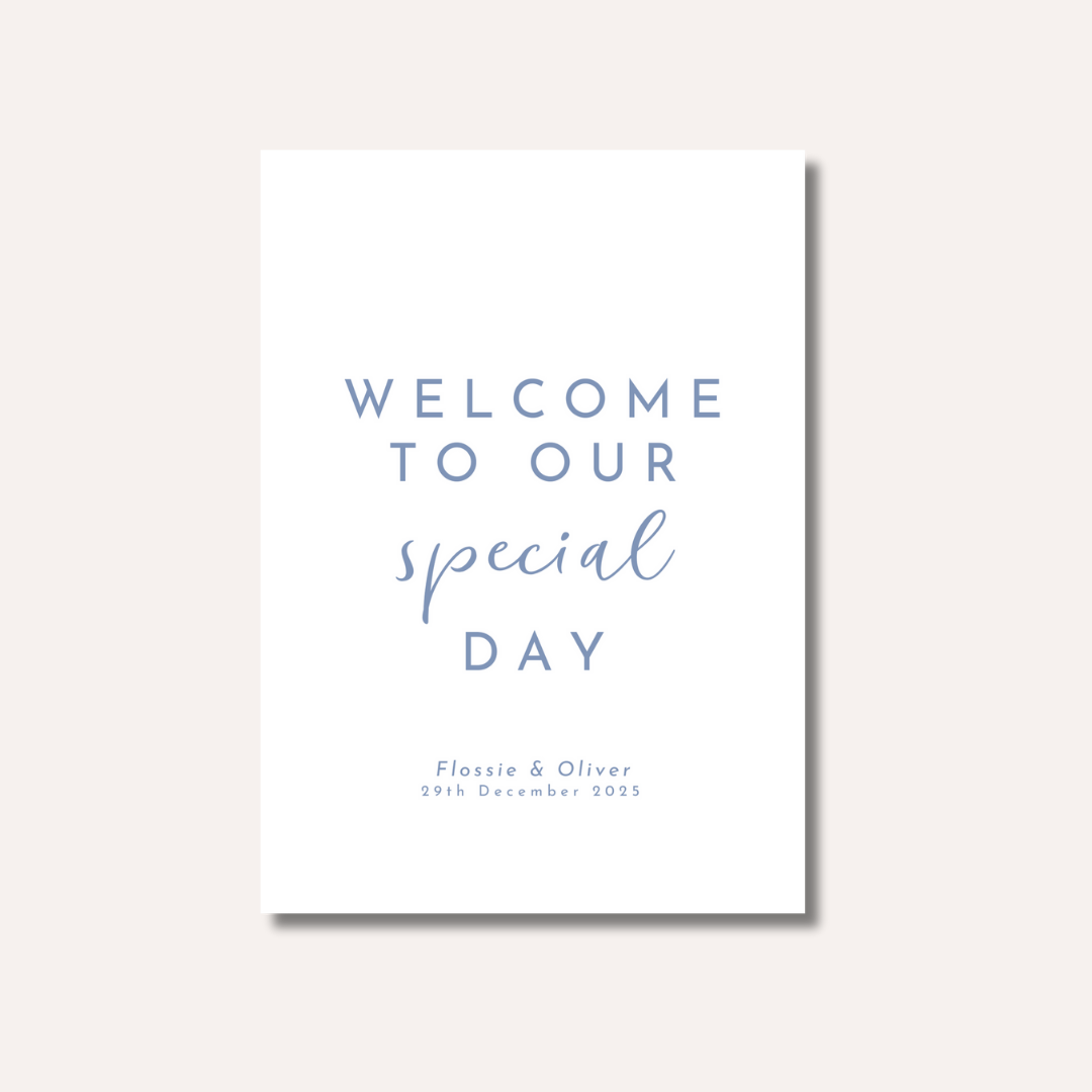 Welcome To Our Special Day