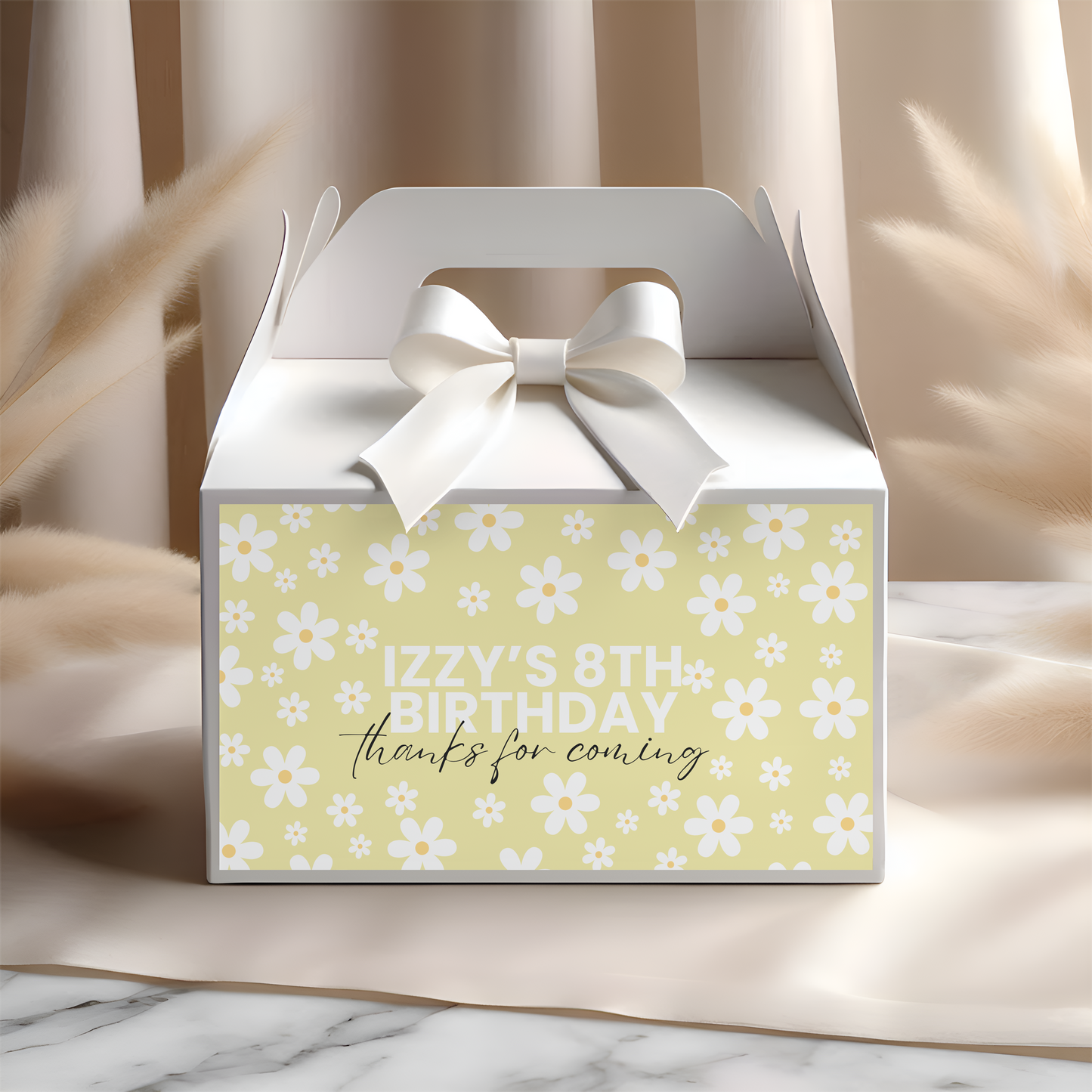 Flower Power Gable Box Labels