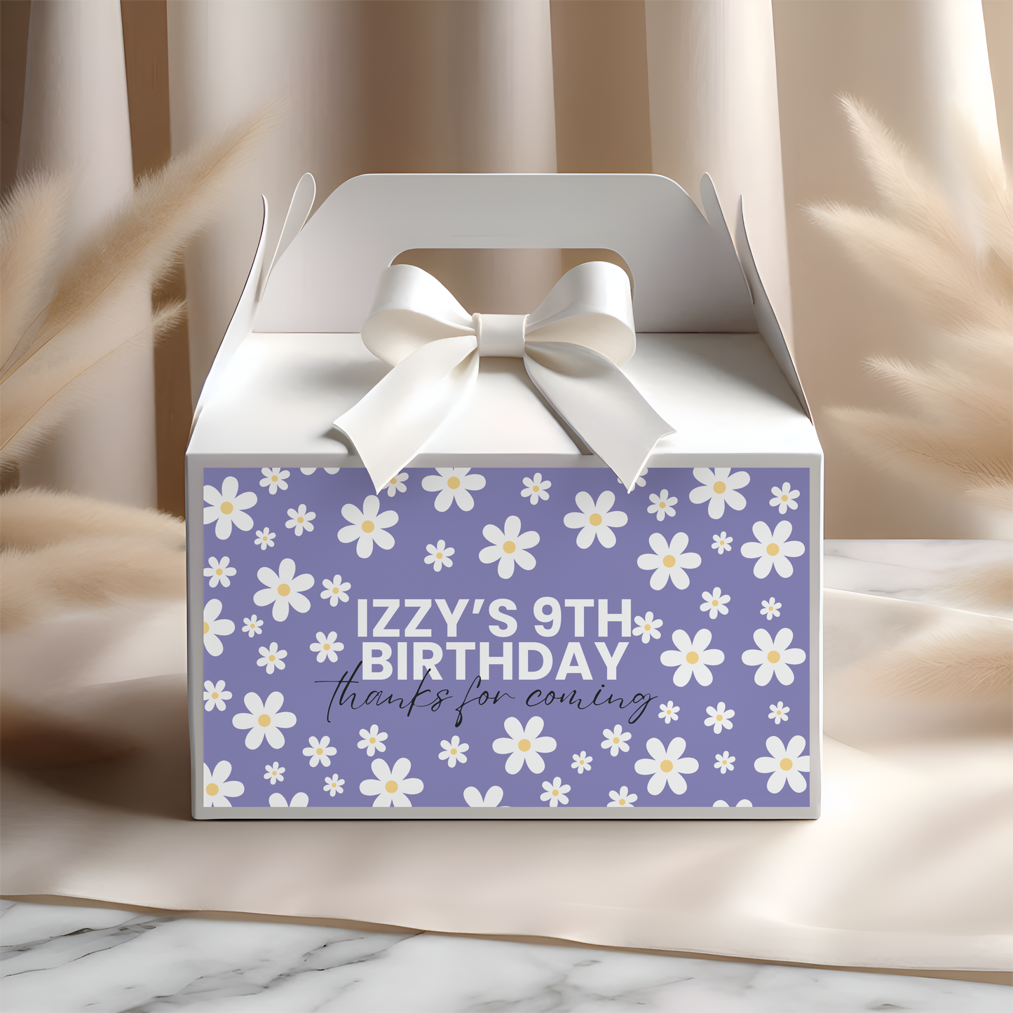 Flower Power Gable Box Labels
