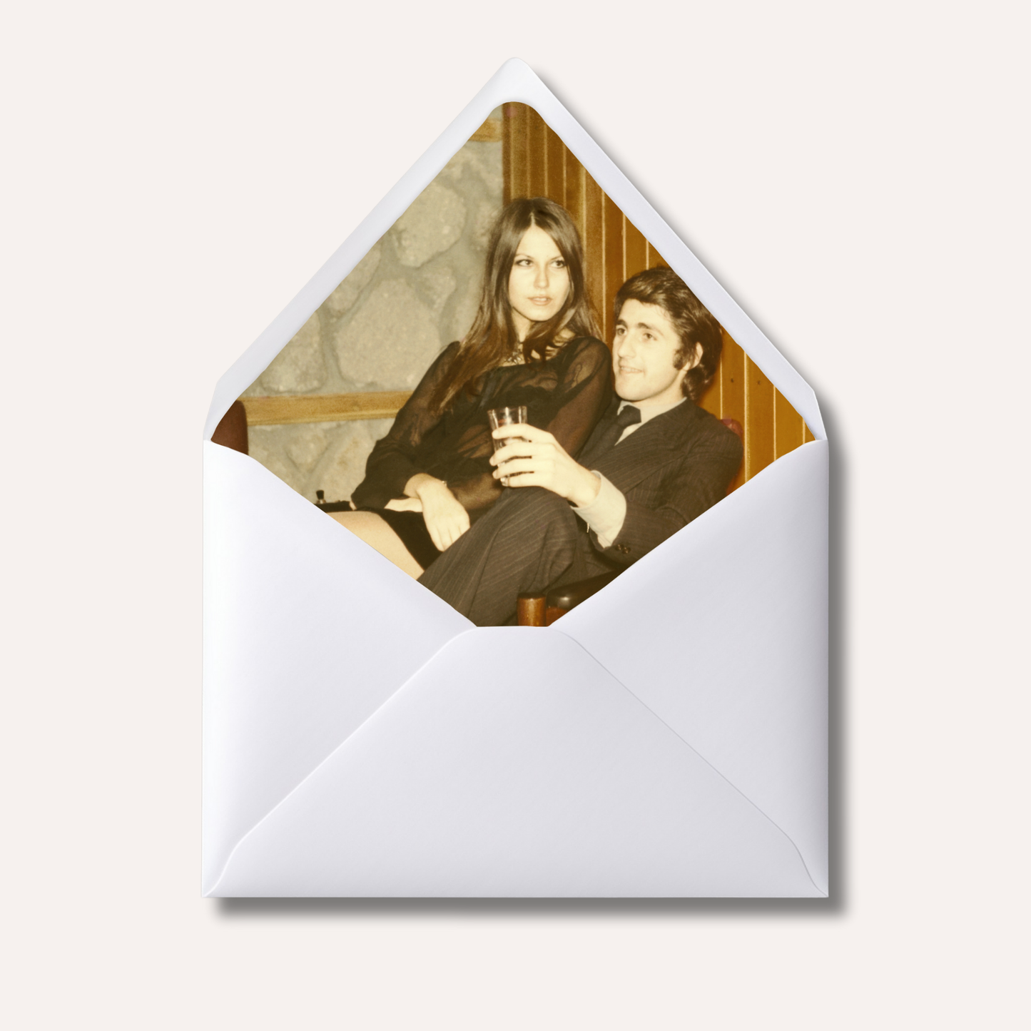 Envelope Liner: Coloured Image
