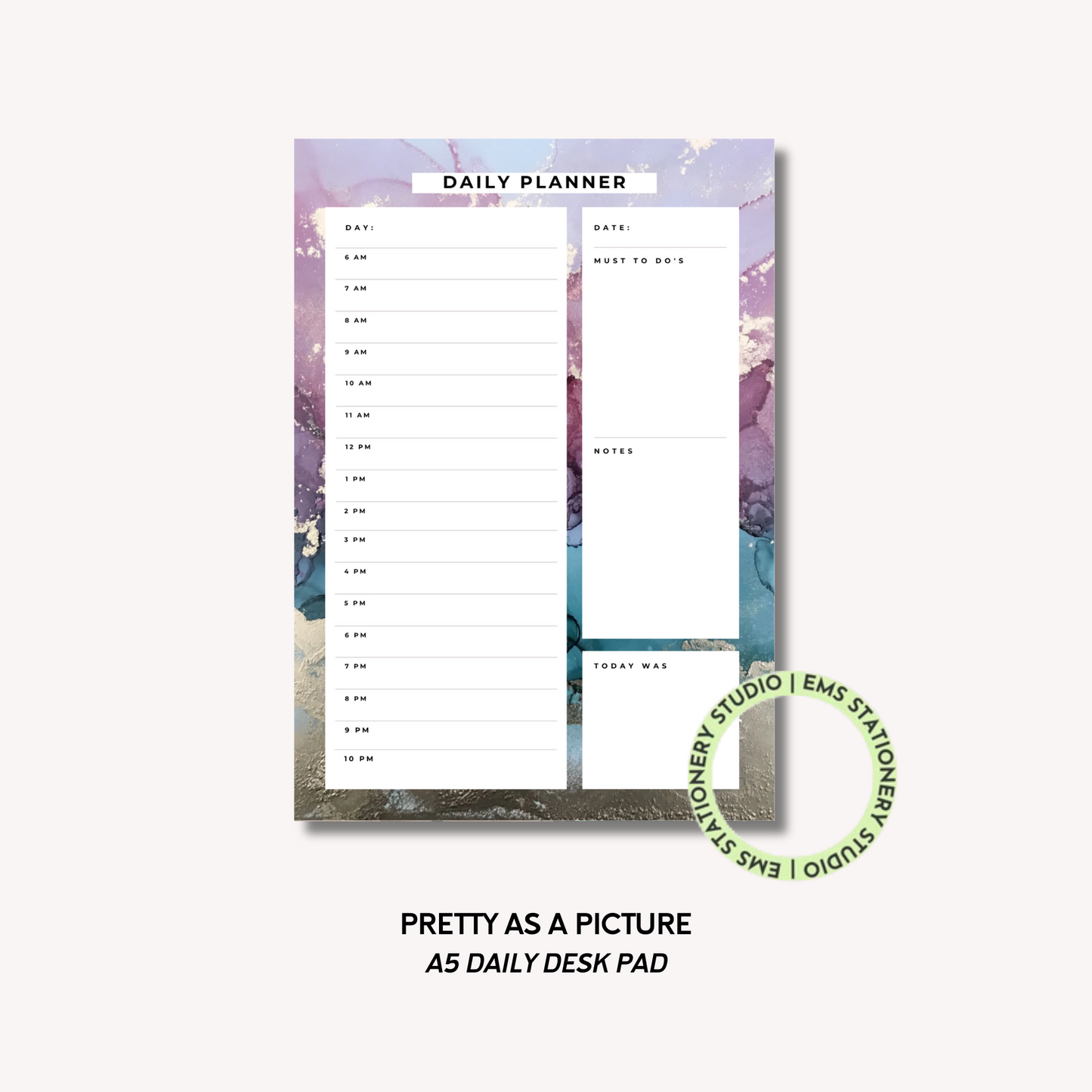 Pretty As A Picture- A5 Daily Planner