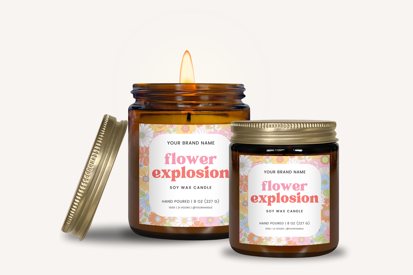 Candle Label- Set 13