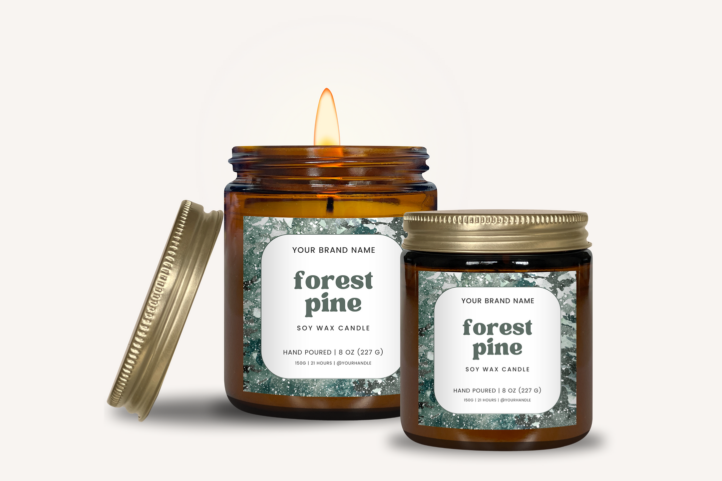 Candle Label- Set 14