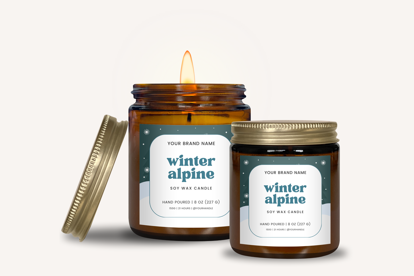 Candle Label- Set 14