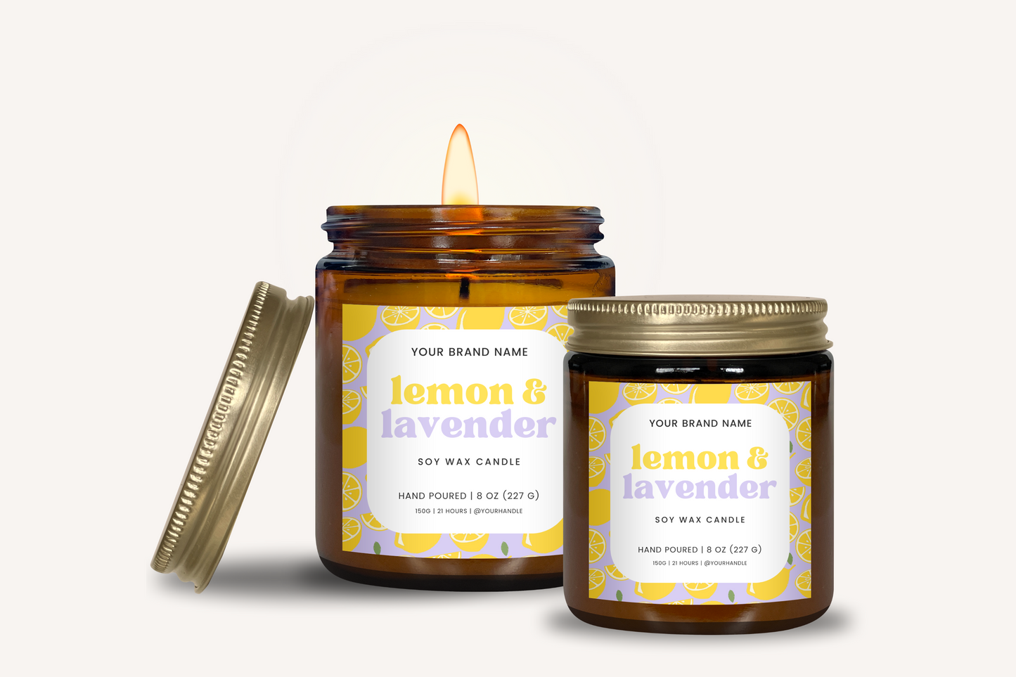 Candle Label- Set 13