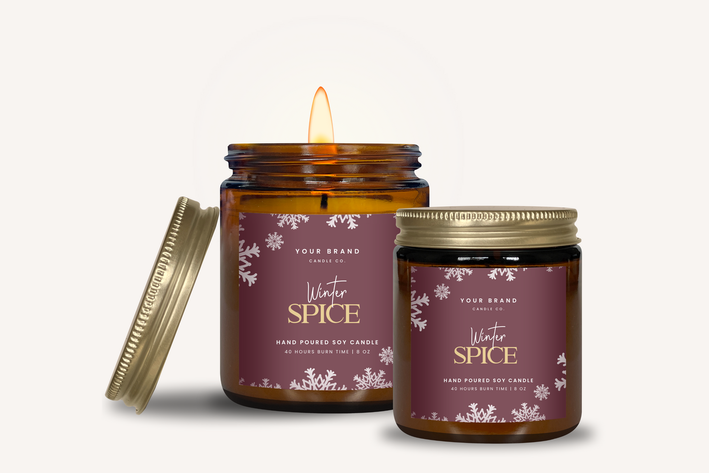 Candle Label- Set 18