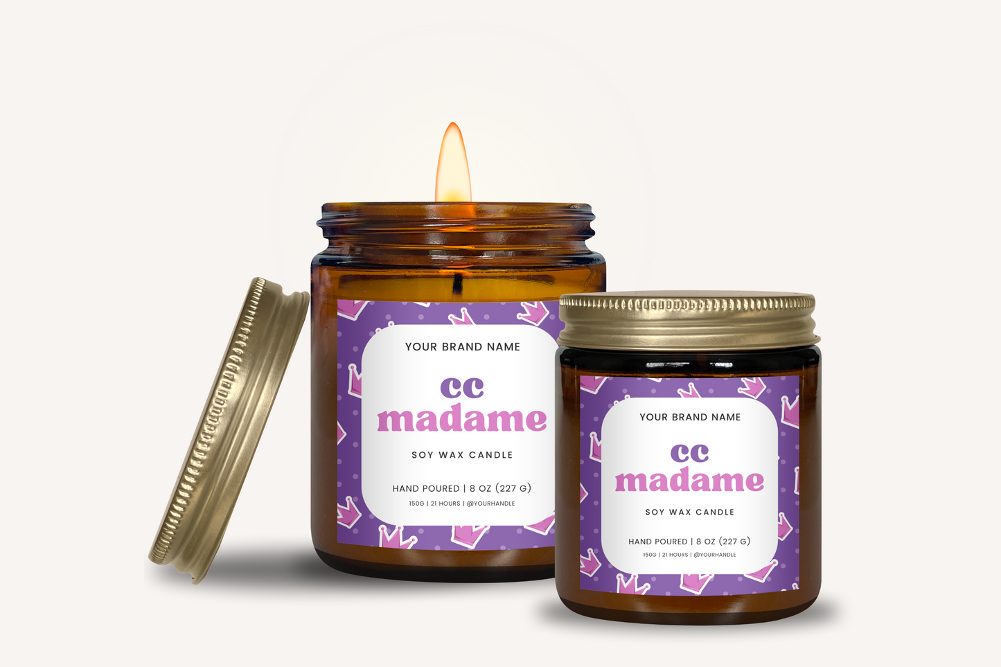 Candle Label- Set 13