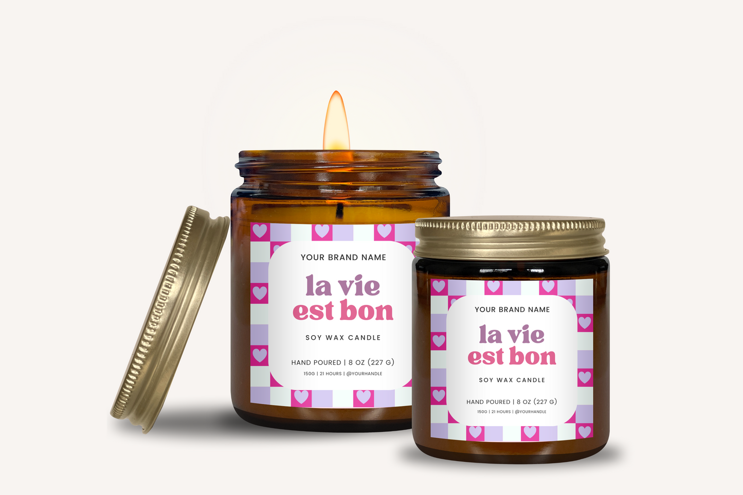 Candle Label- Set 13