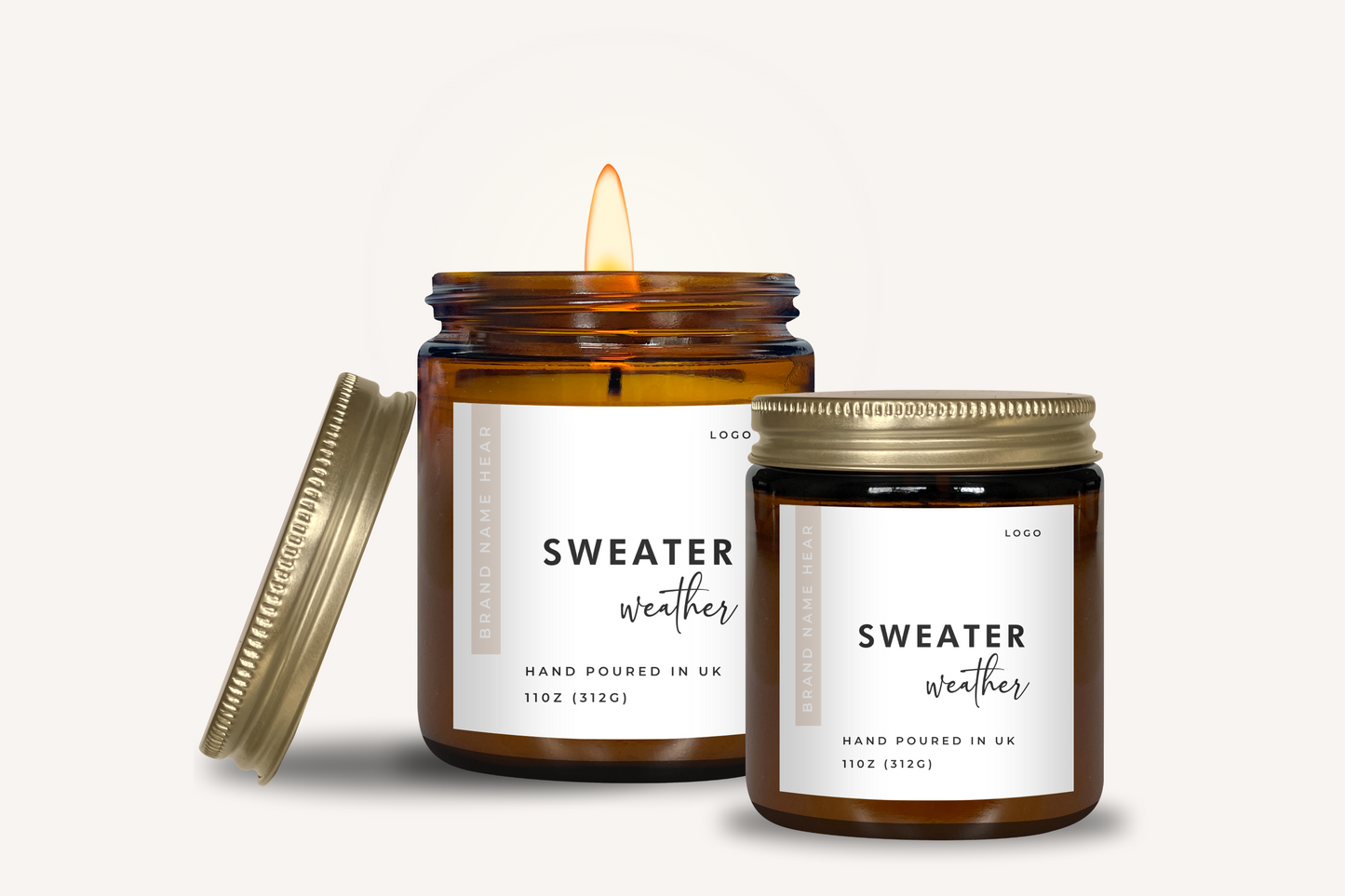 Candle Label- Set 12