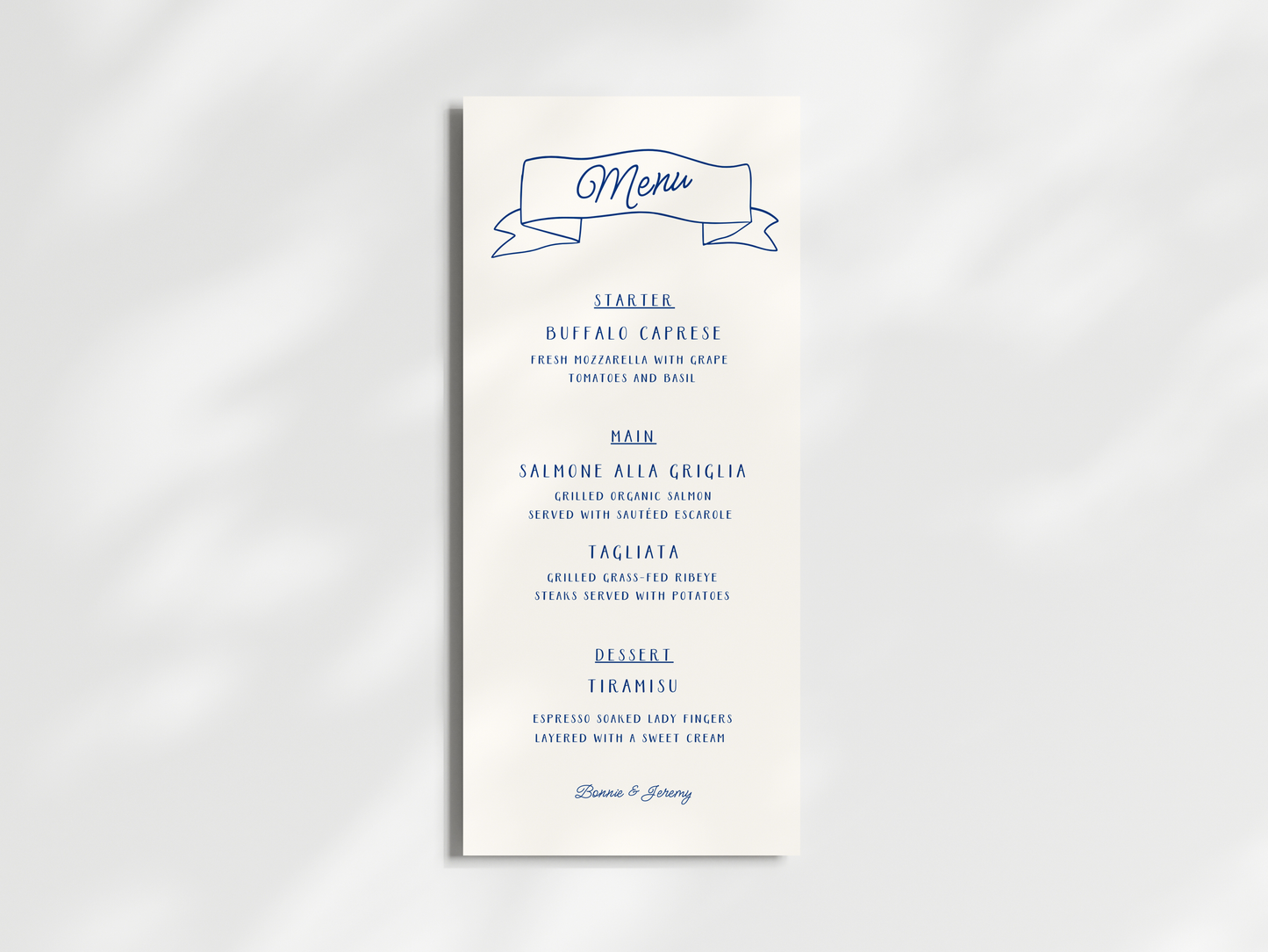 Bonnie OG Menu
