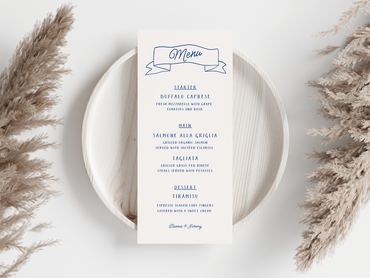 Bonnie OG Menu