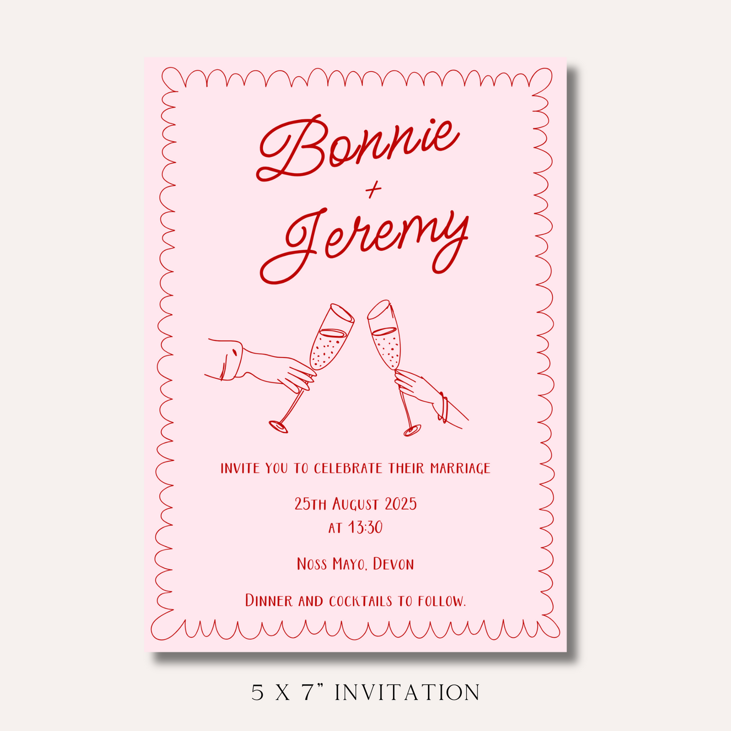 Bonnie Pink Invitation Bundle