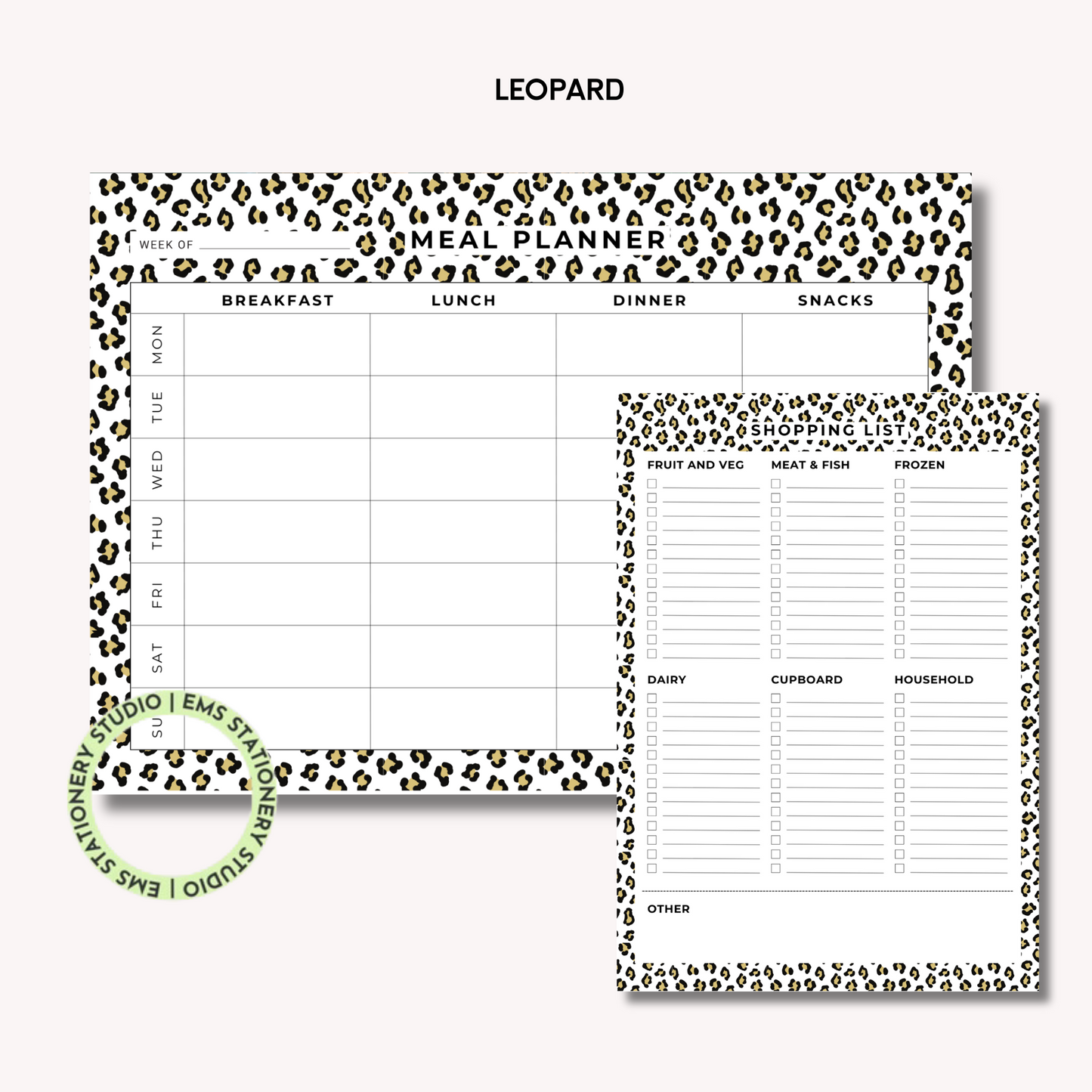 Leopard- The Shopping Duo
