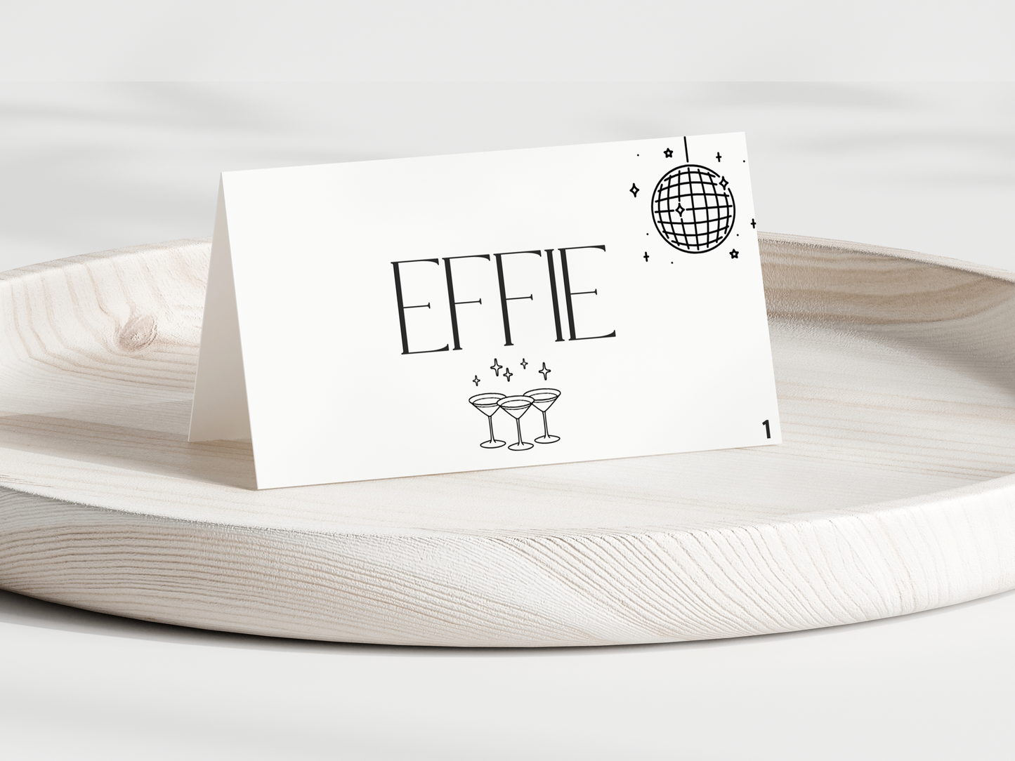 Effie Place Card