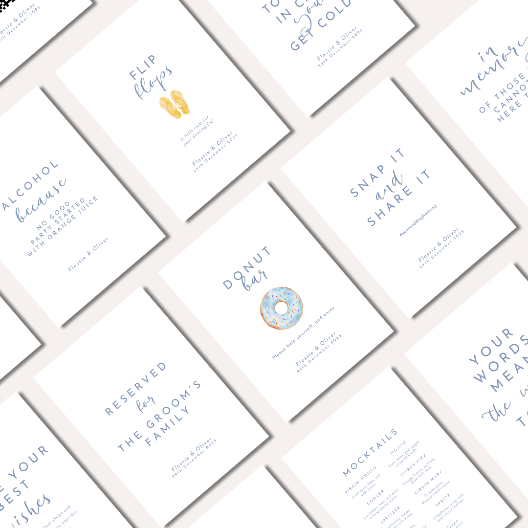Flossie: Complete Sign Collection (Over 100 Signs 5X7") DIGITAL DOWNLOAD