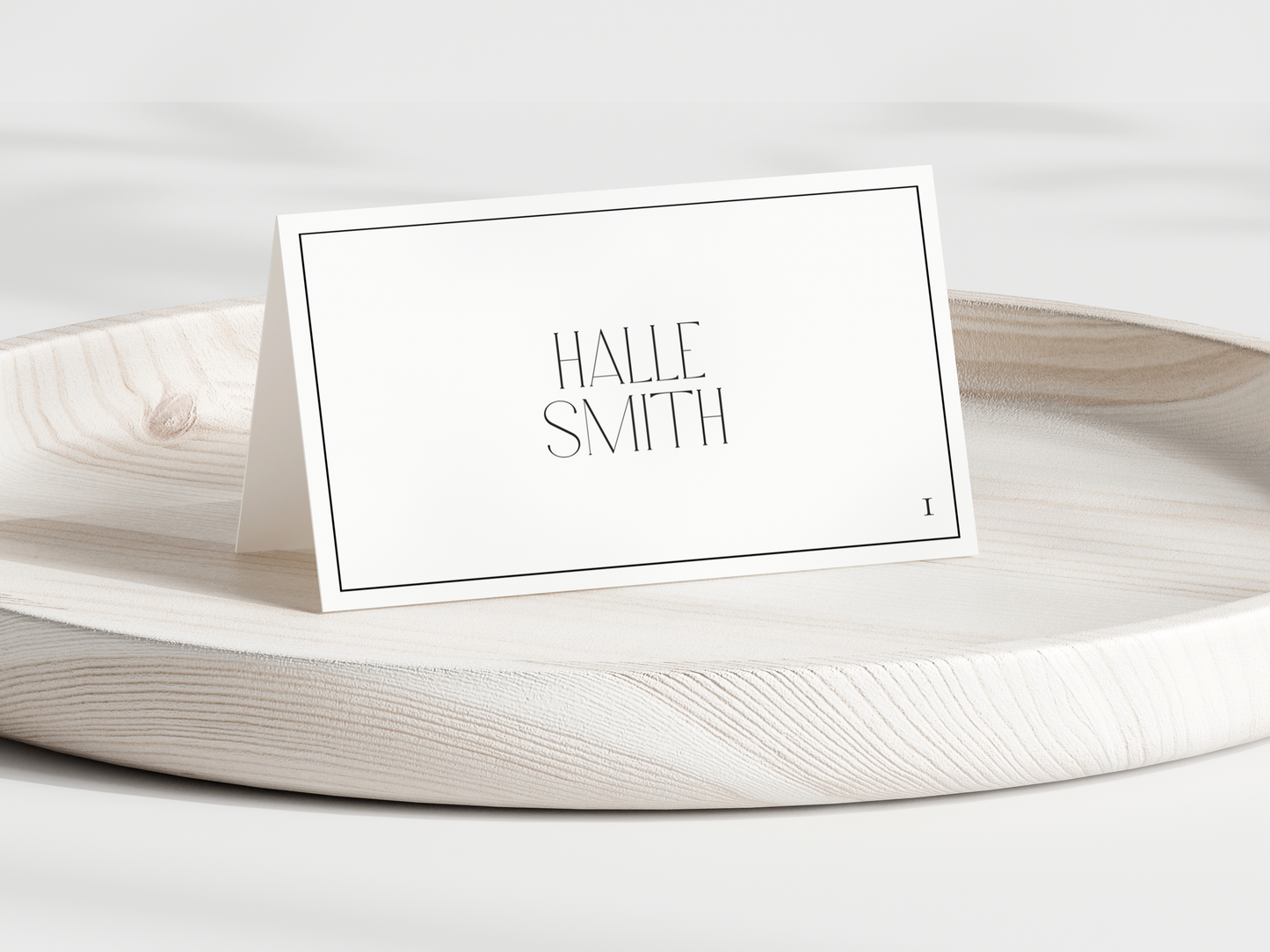 Halle Place Card