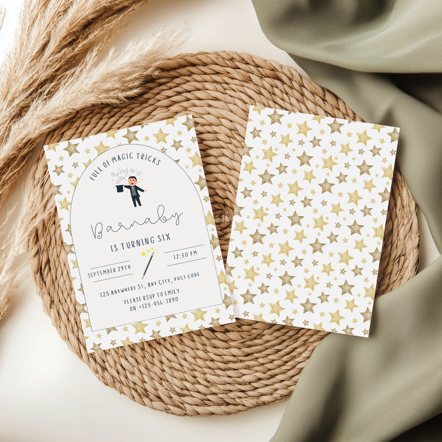 Magician Party Invitation