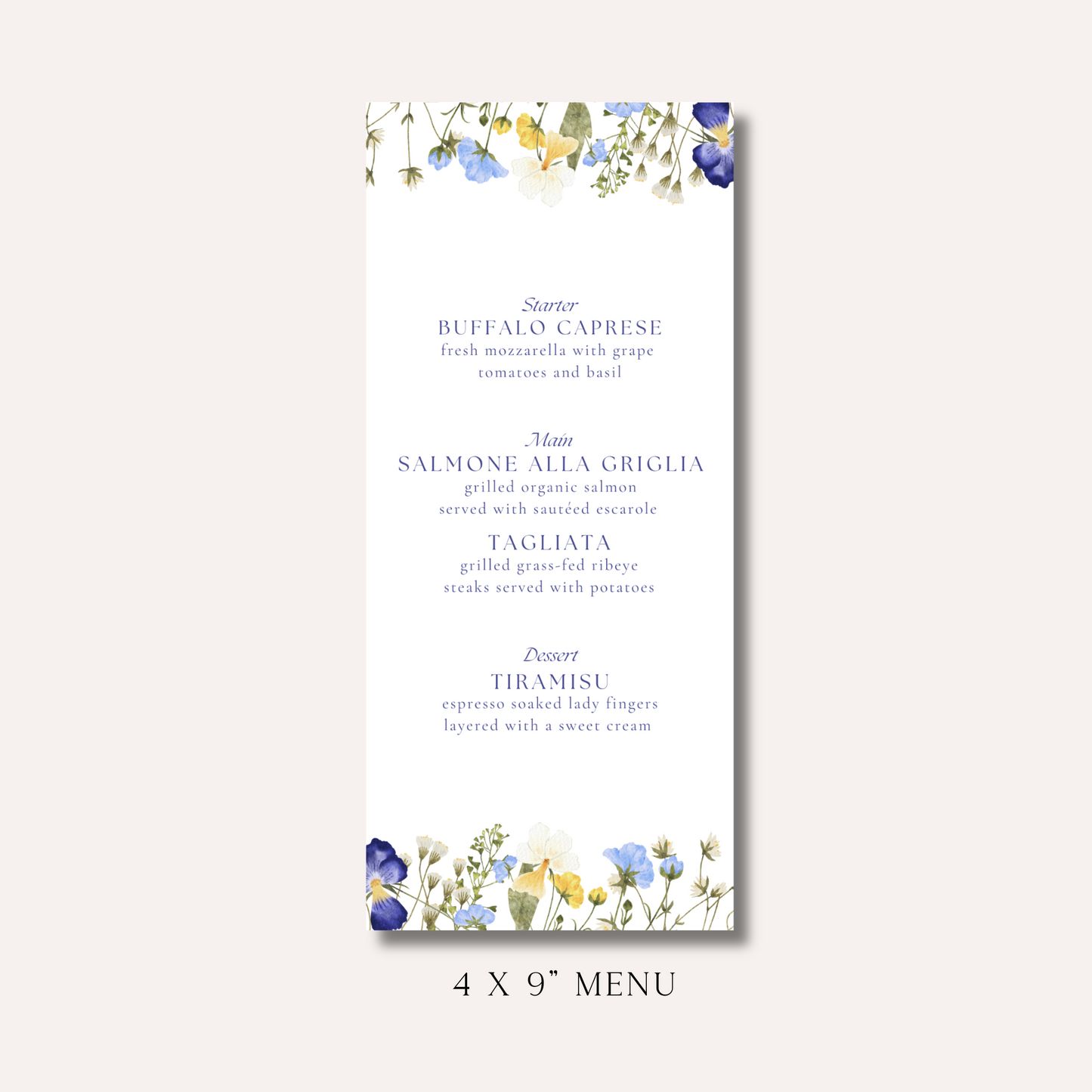 Isla Menu