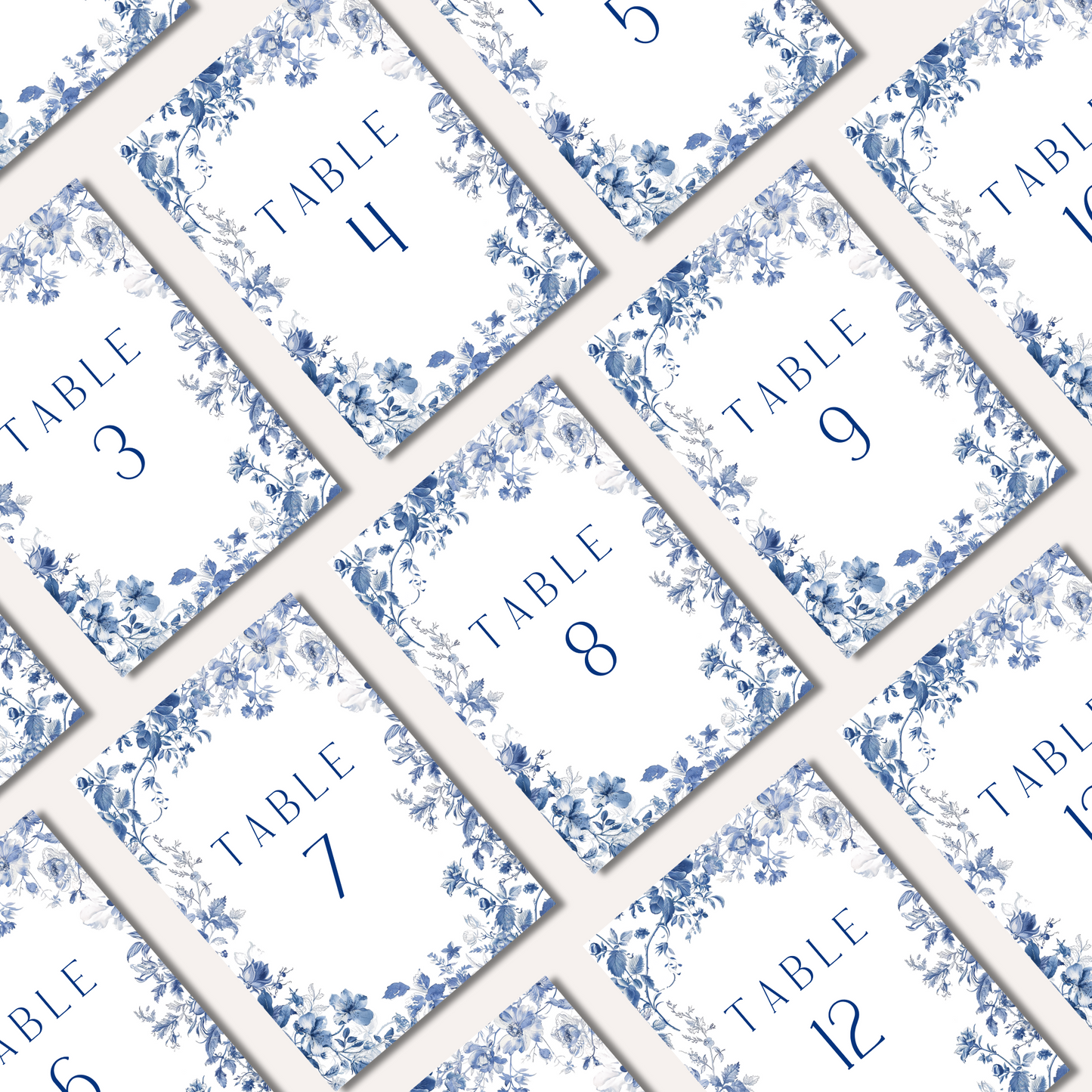 Table Numbers- Margot