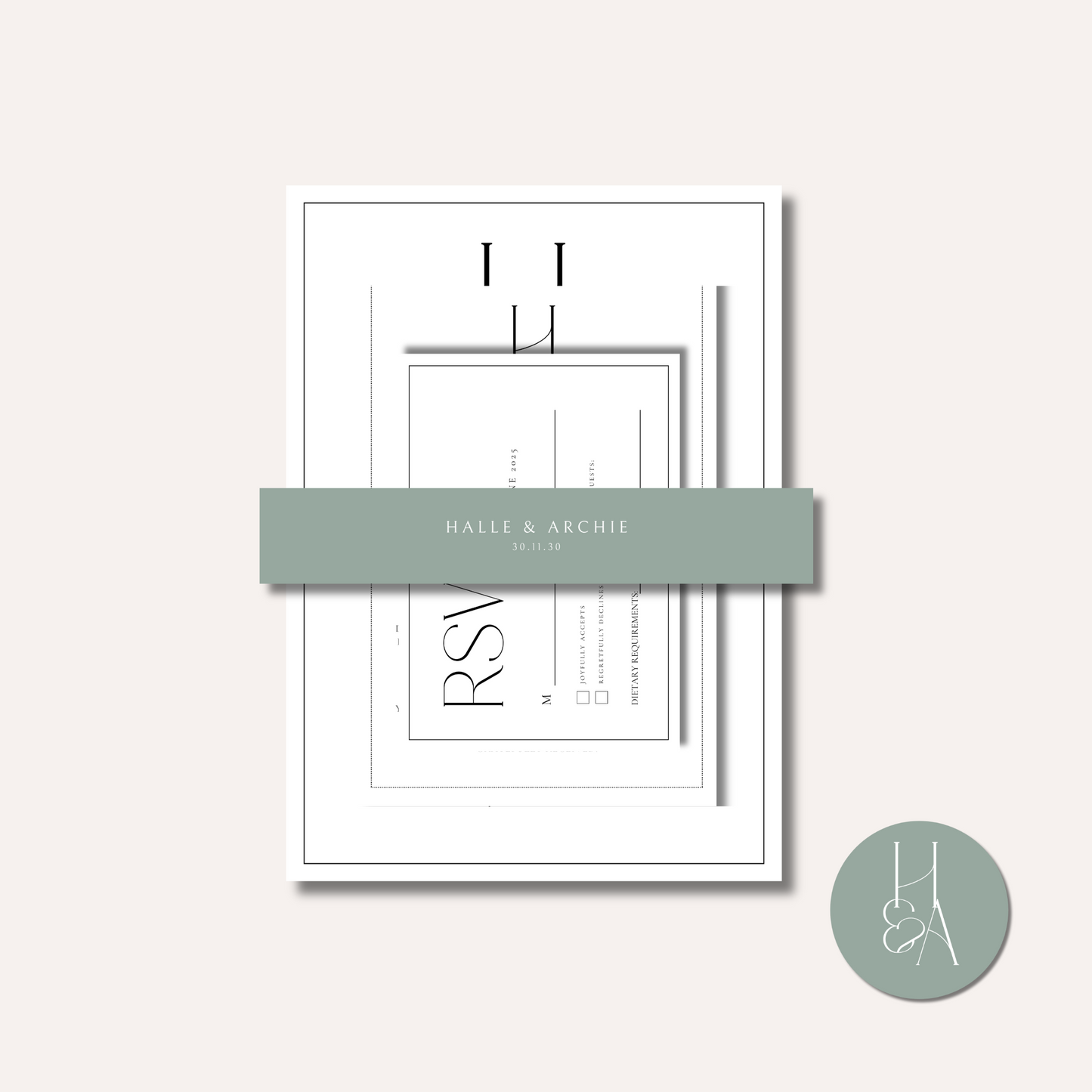 Halle Invitation Bundle