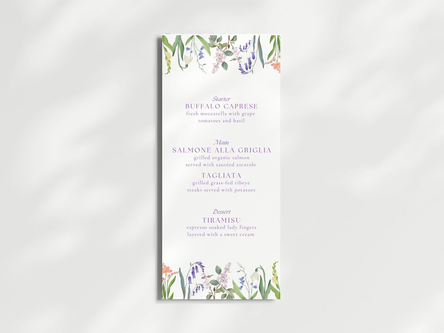 Olive Menu