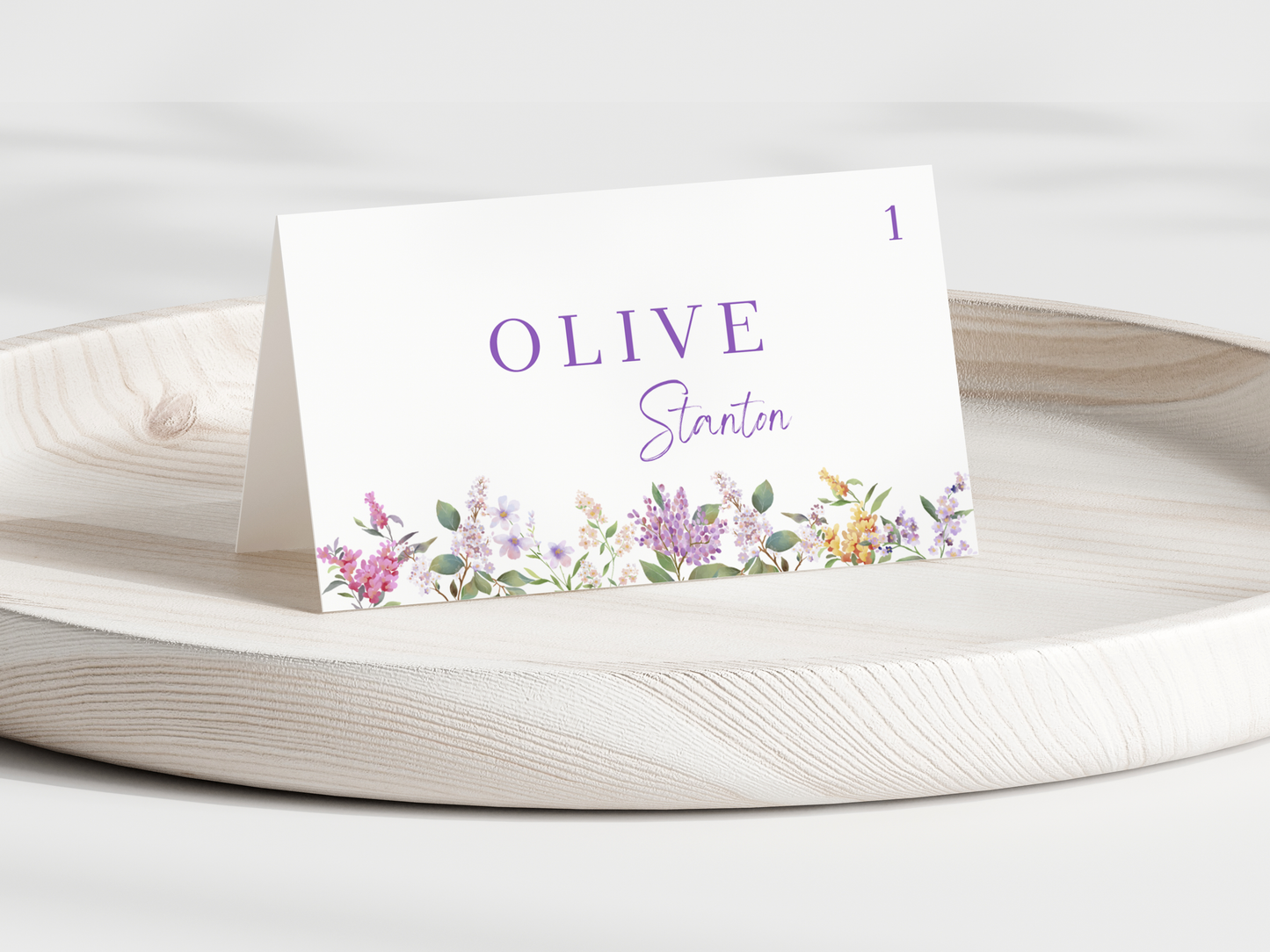 Olive Place Card