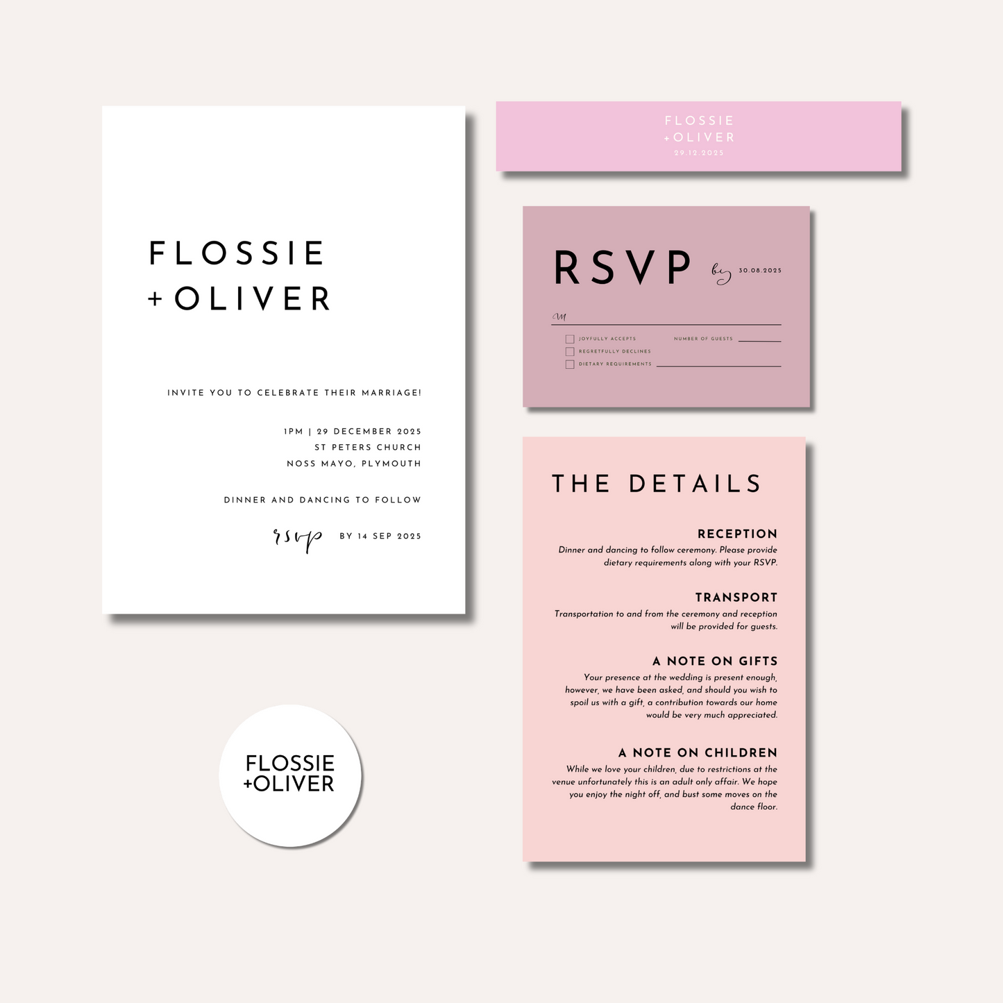 Flossie Invitation Bundle